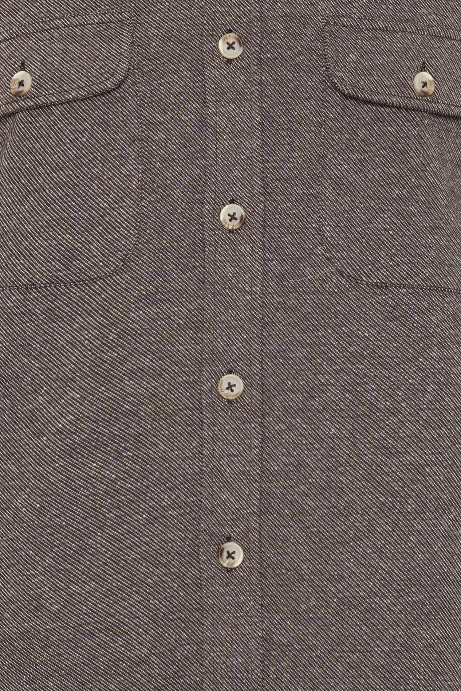Herringbone Utility Overshirt