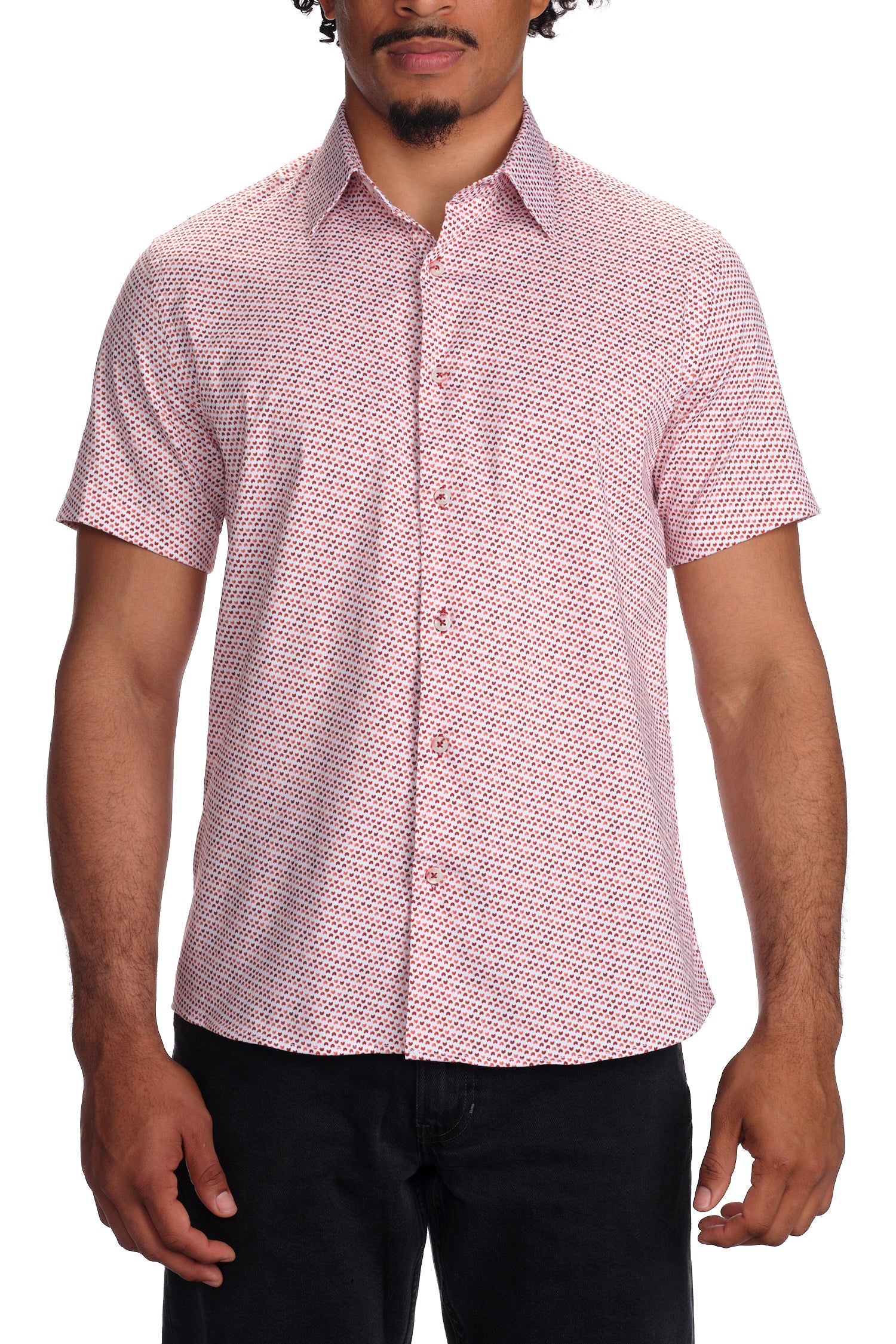 Stretch Printed Moon Shirt