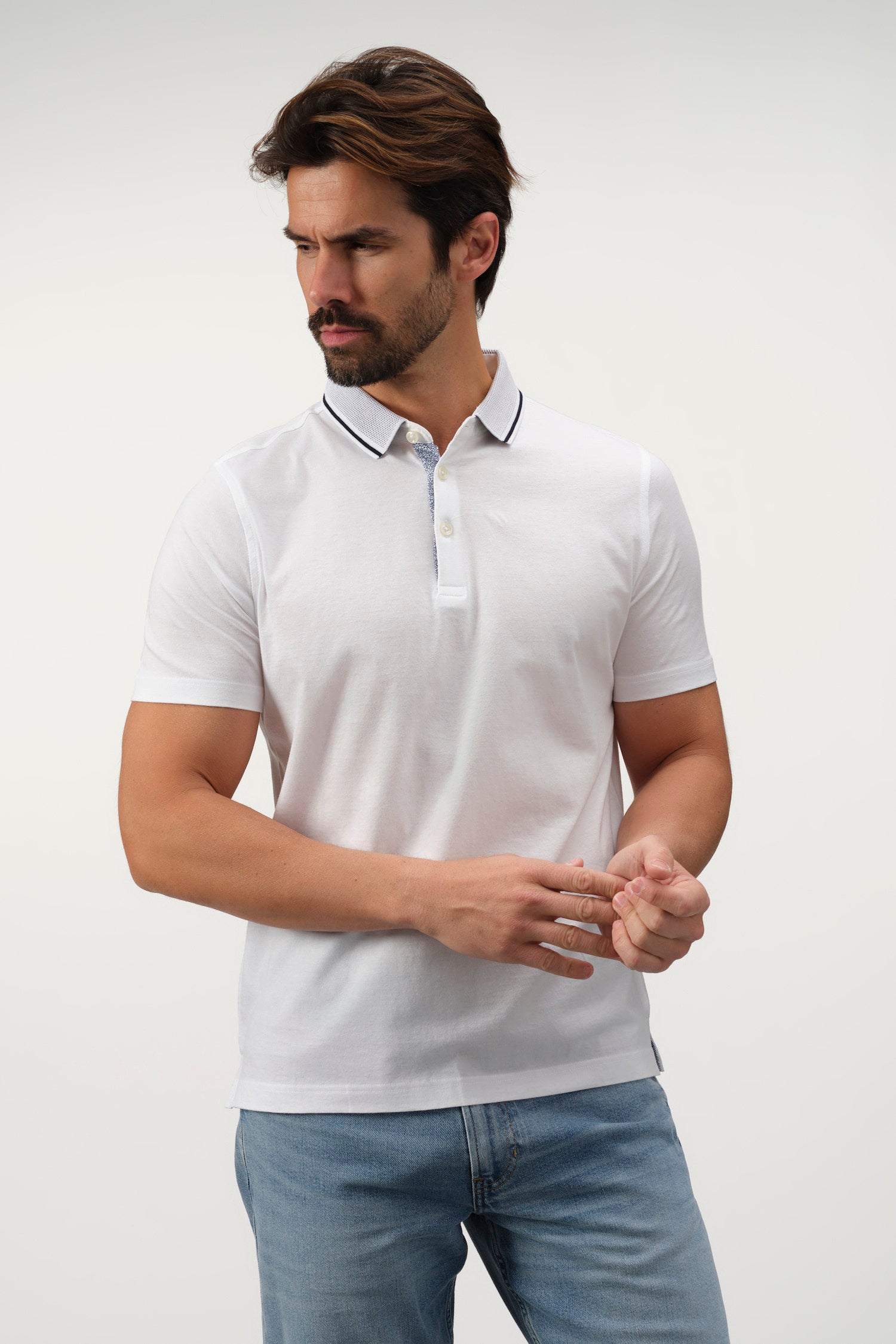 Mercerized Solid Polos