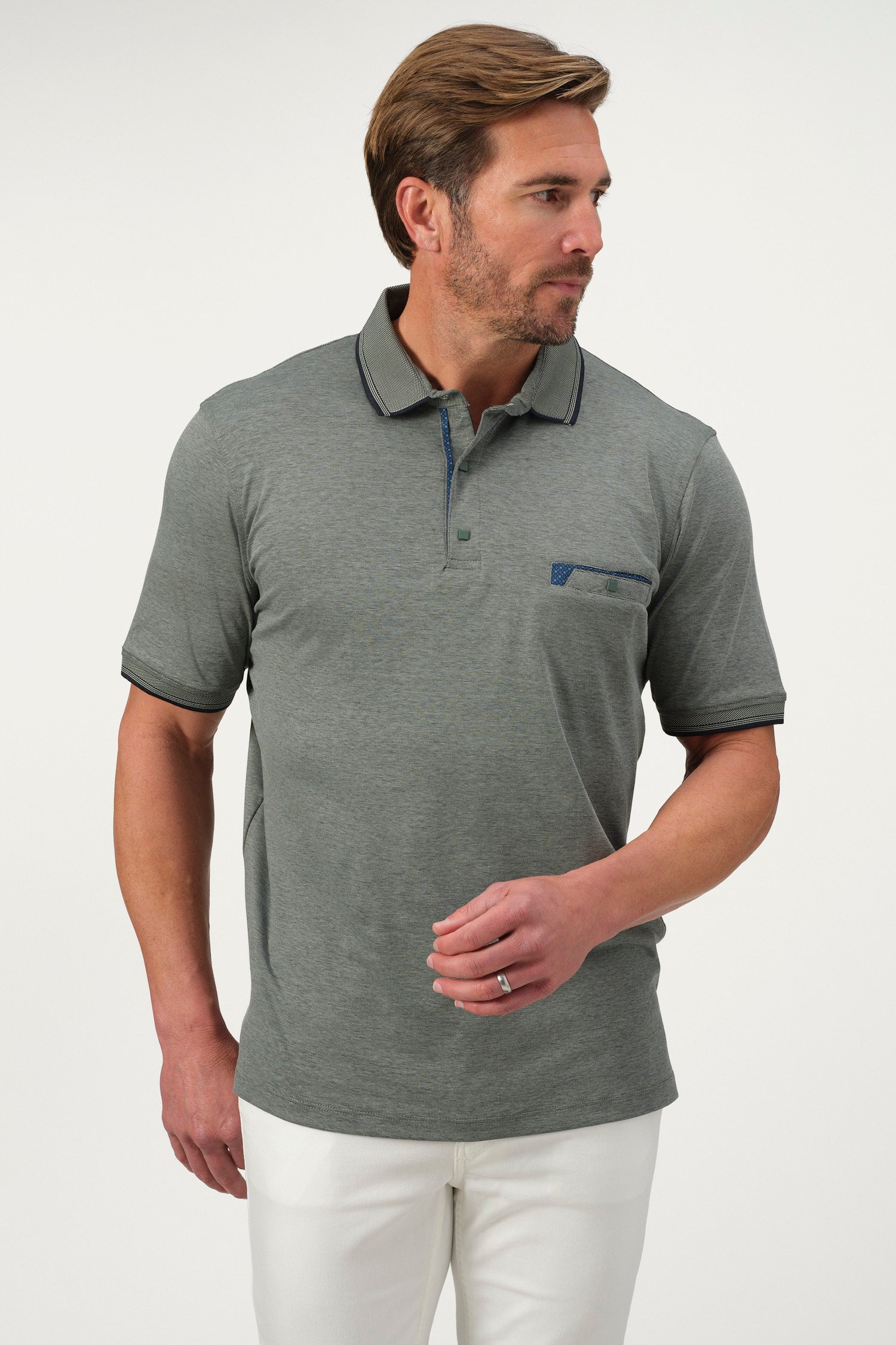 Textured Polo Shirt