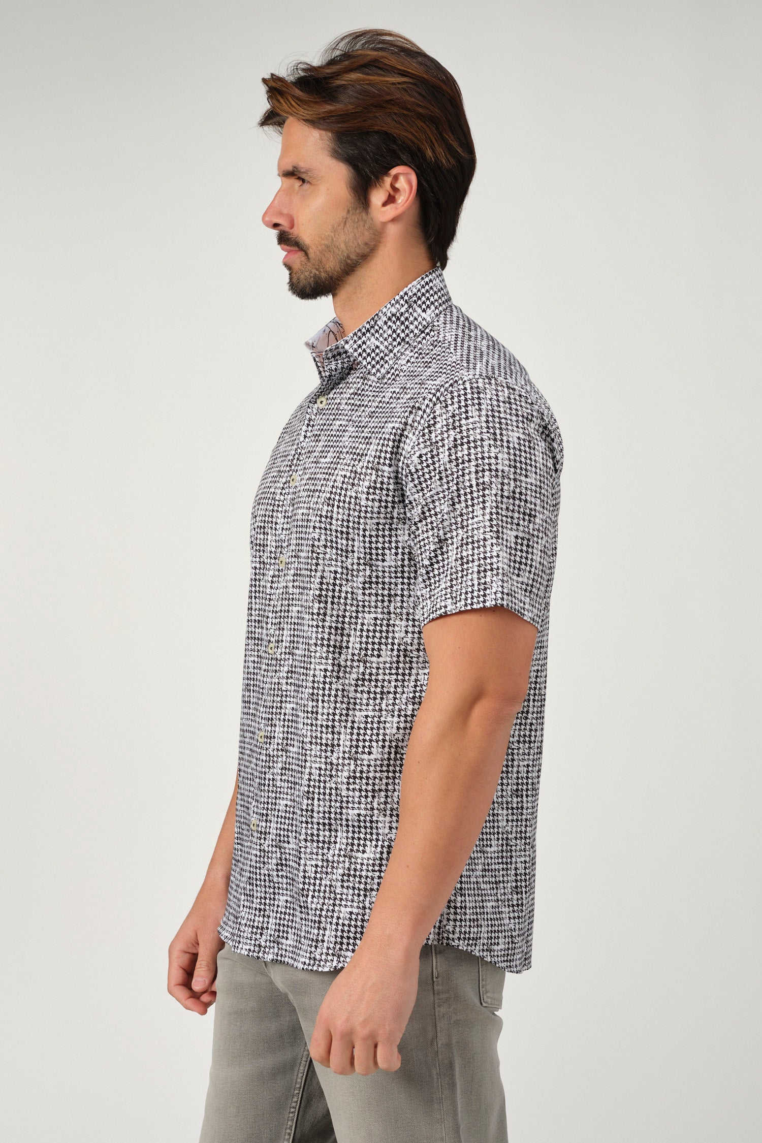 Marble Houndstooth Shirt