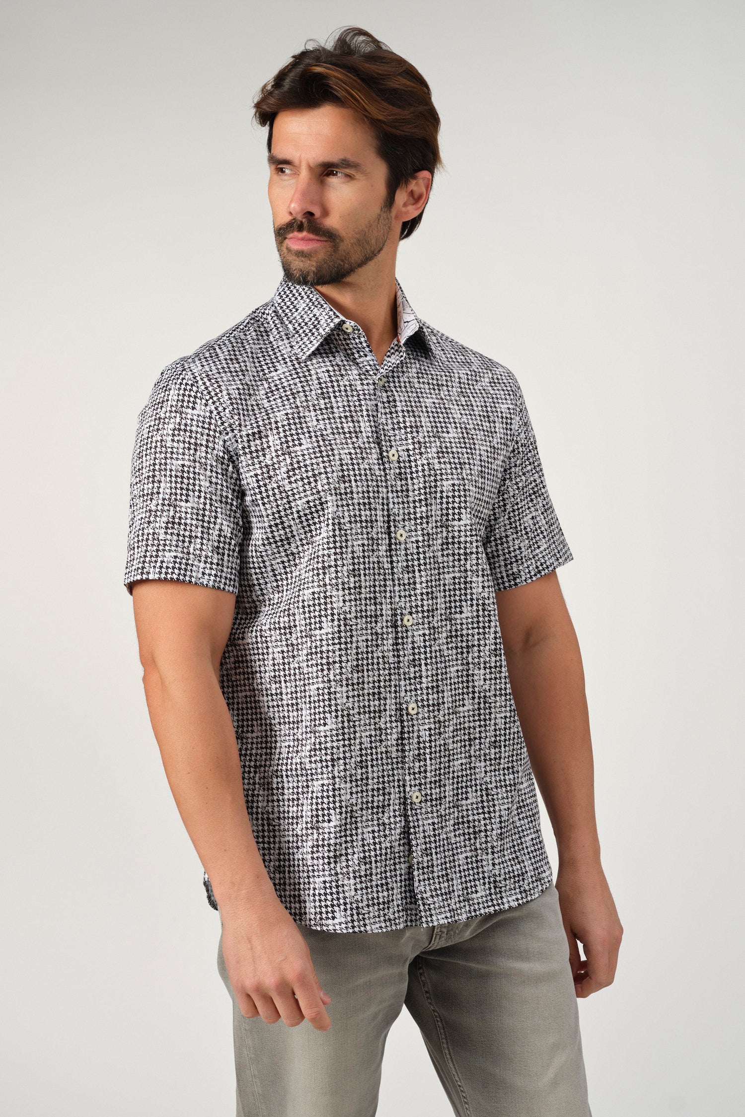 Marble Houndstooth Shirt