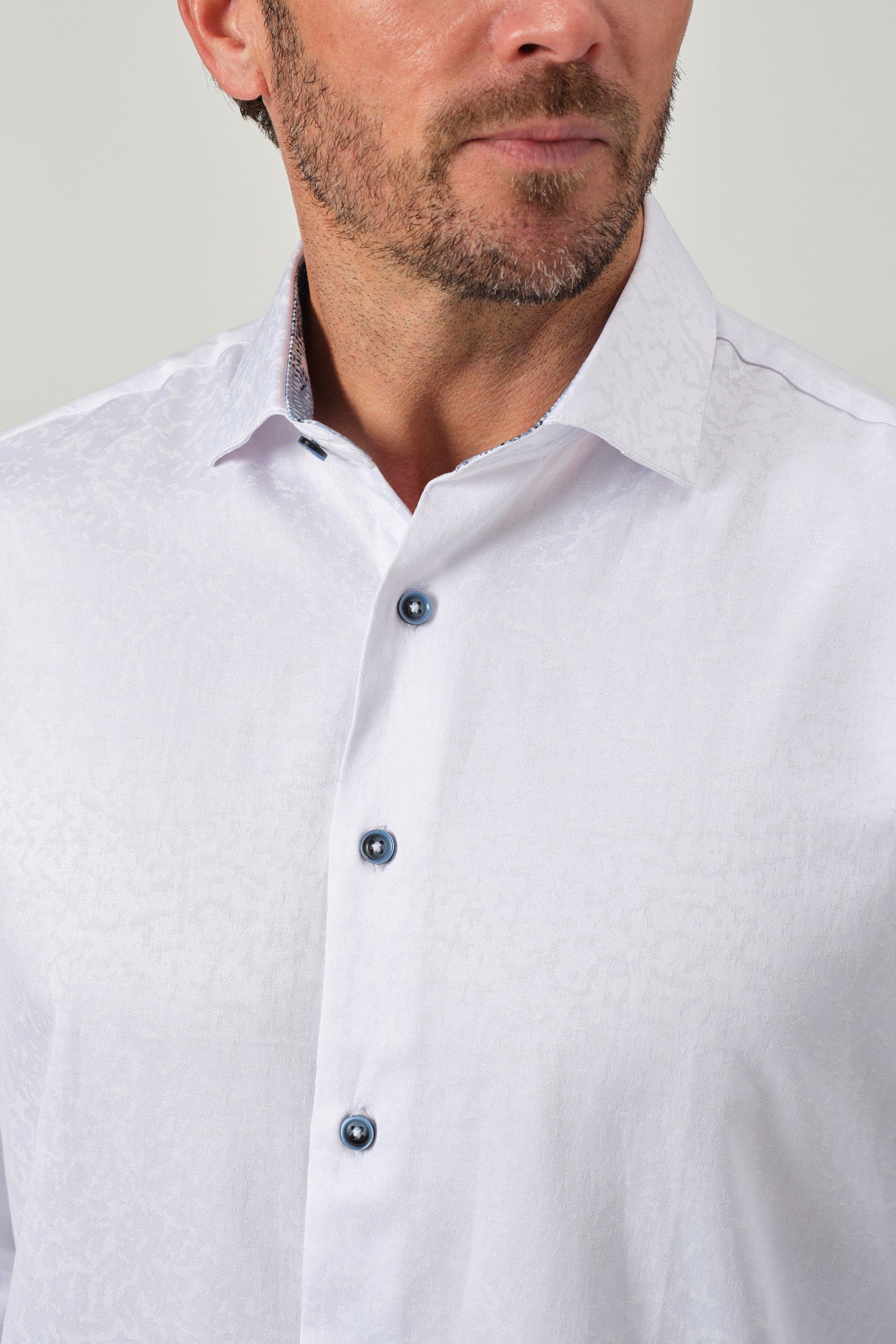 Lace Accent Dress Shirt
