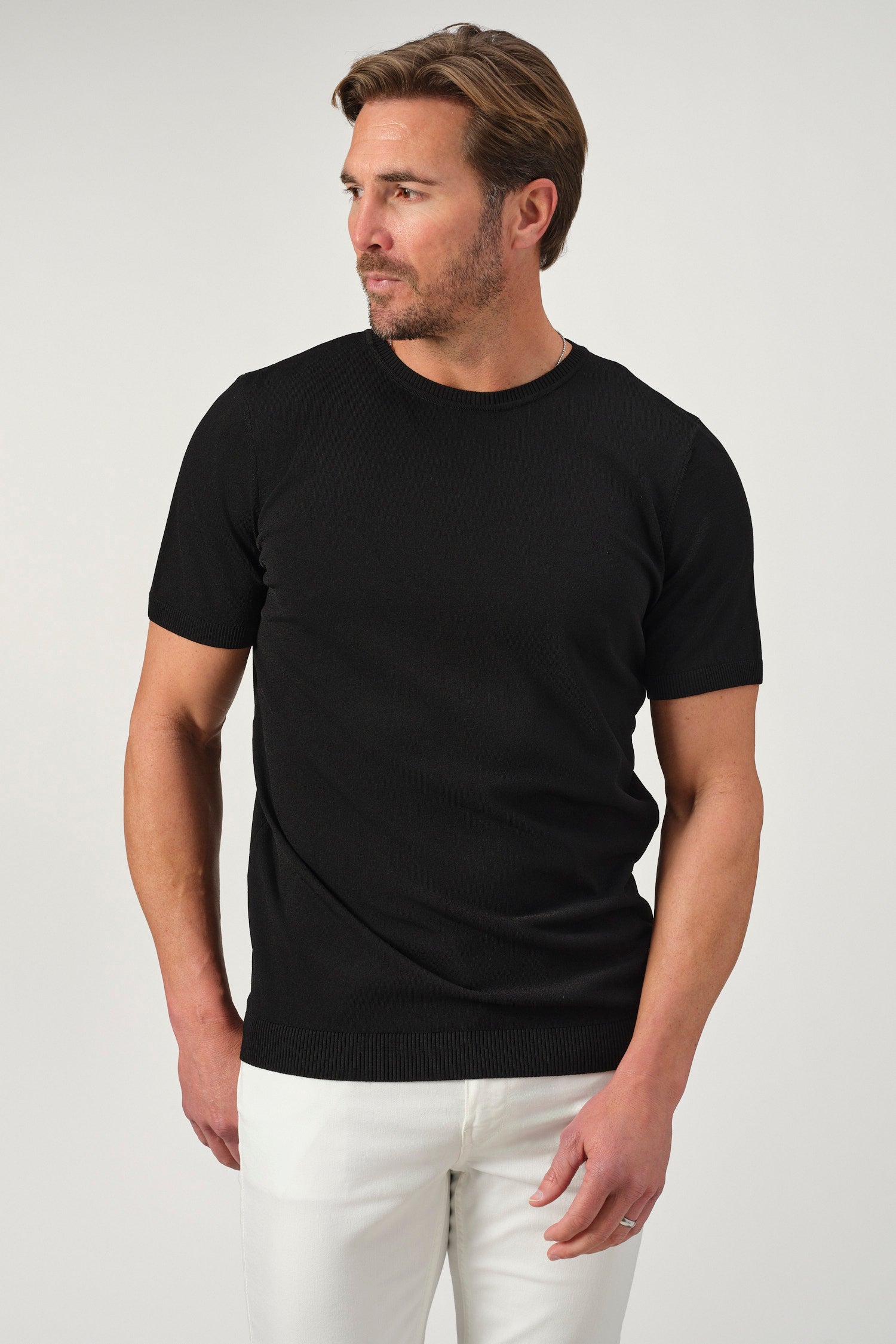 Short Sleeve Knit Sweater