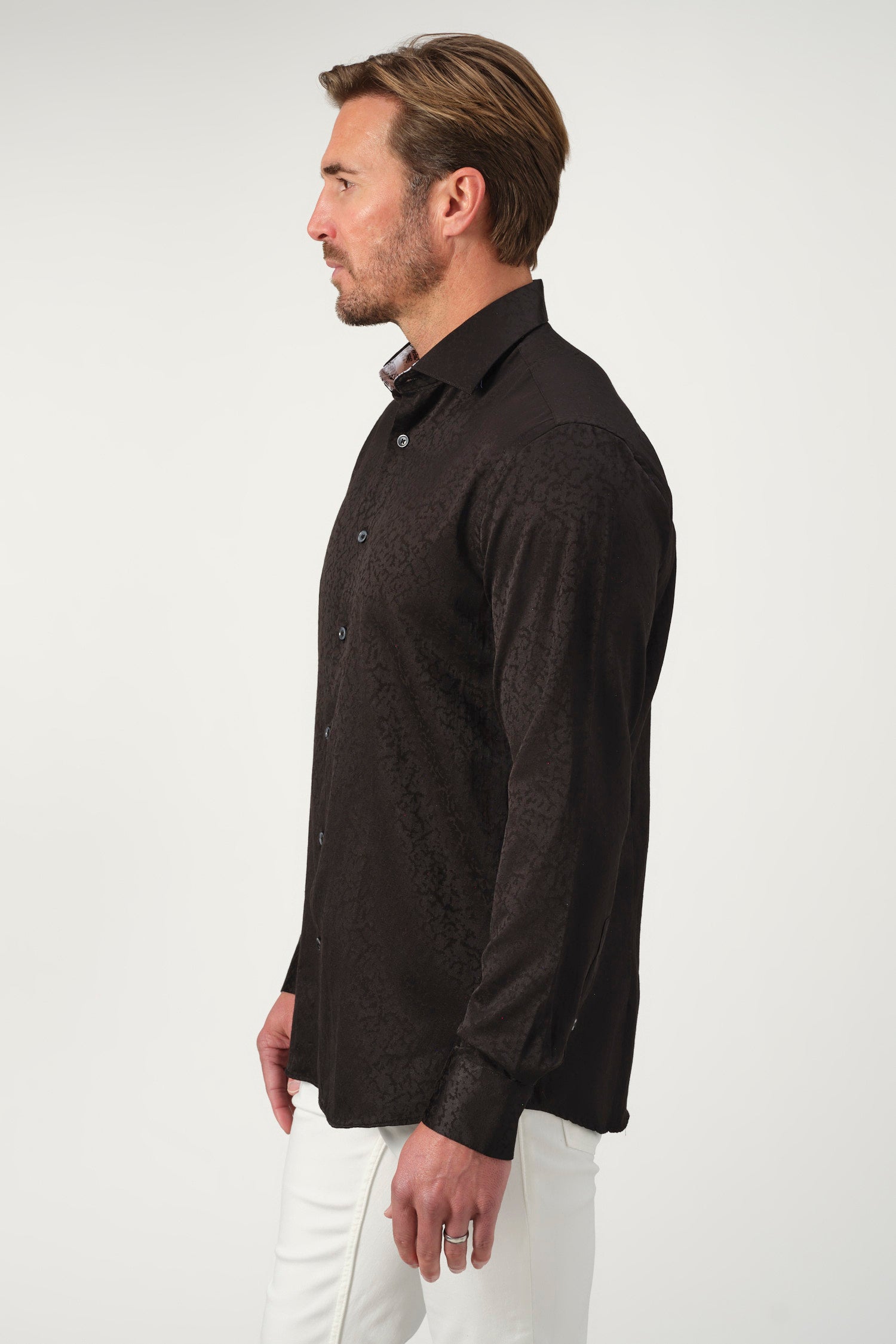 Lace Accent Dress Shirt