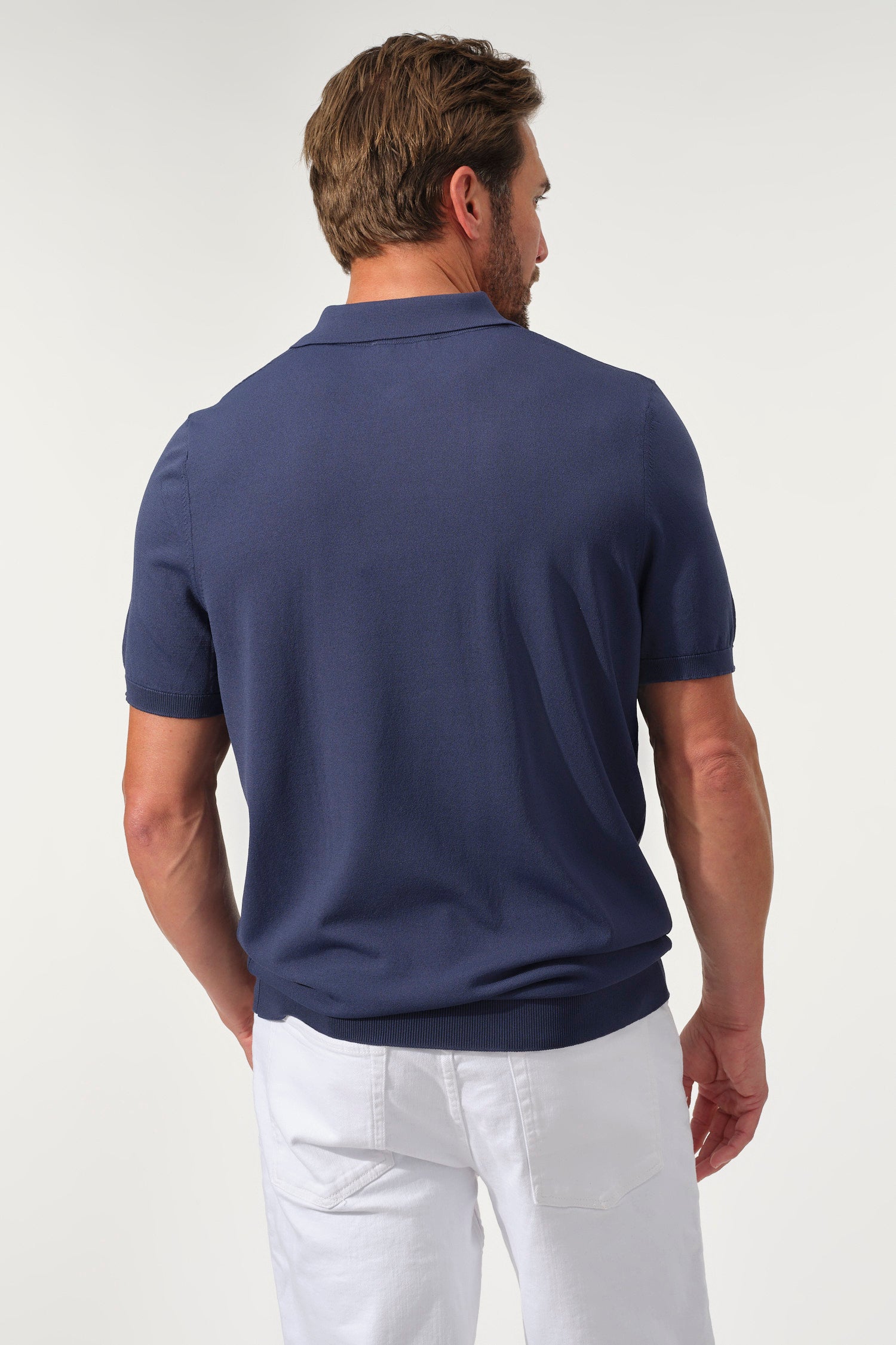 Lightweight Knit Polo Shirt