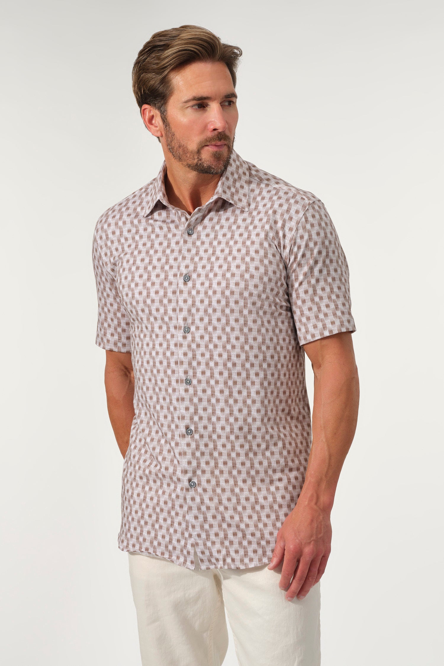 Sienna Check Dynamic Comfort Shirt