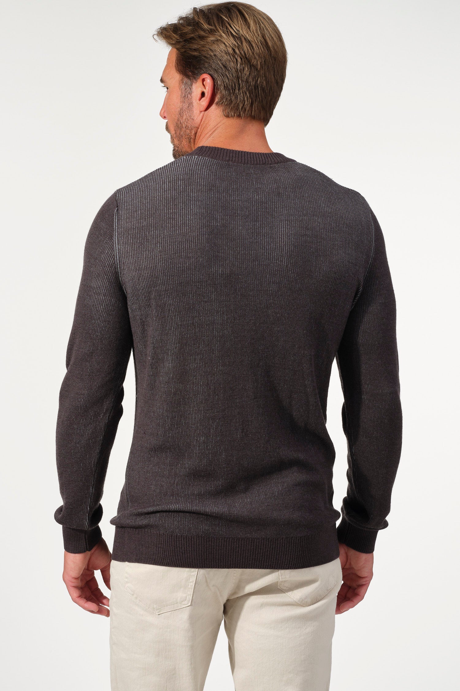 Parma Elbow-Patch Crewneck