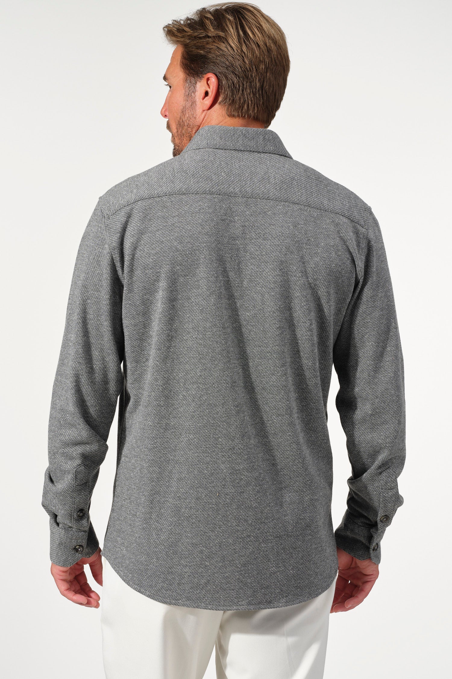 Herringbone Utility Overshirt