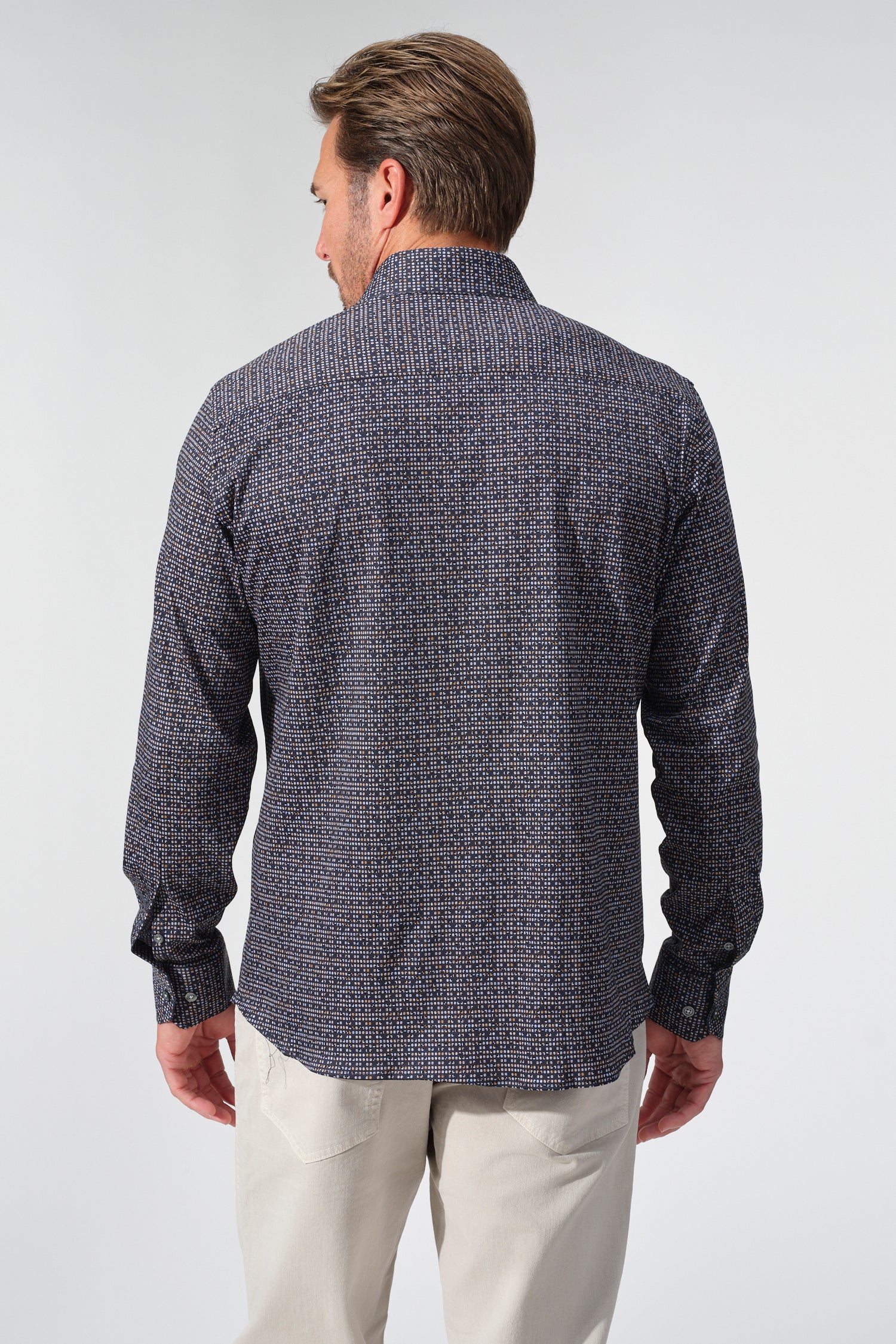 Multi Color Print Dynamic Comfort Shirt