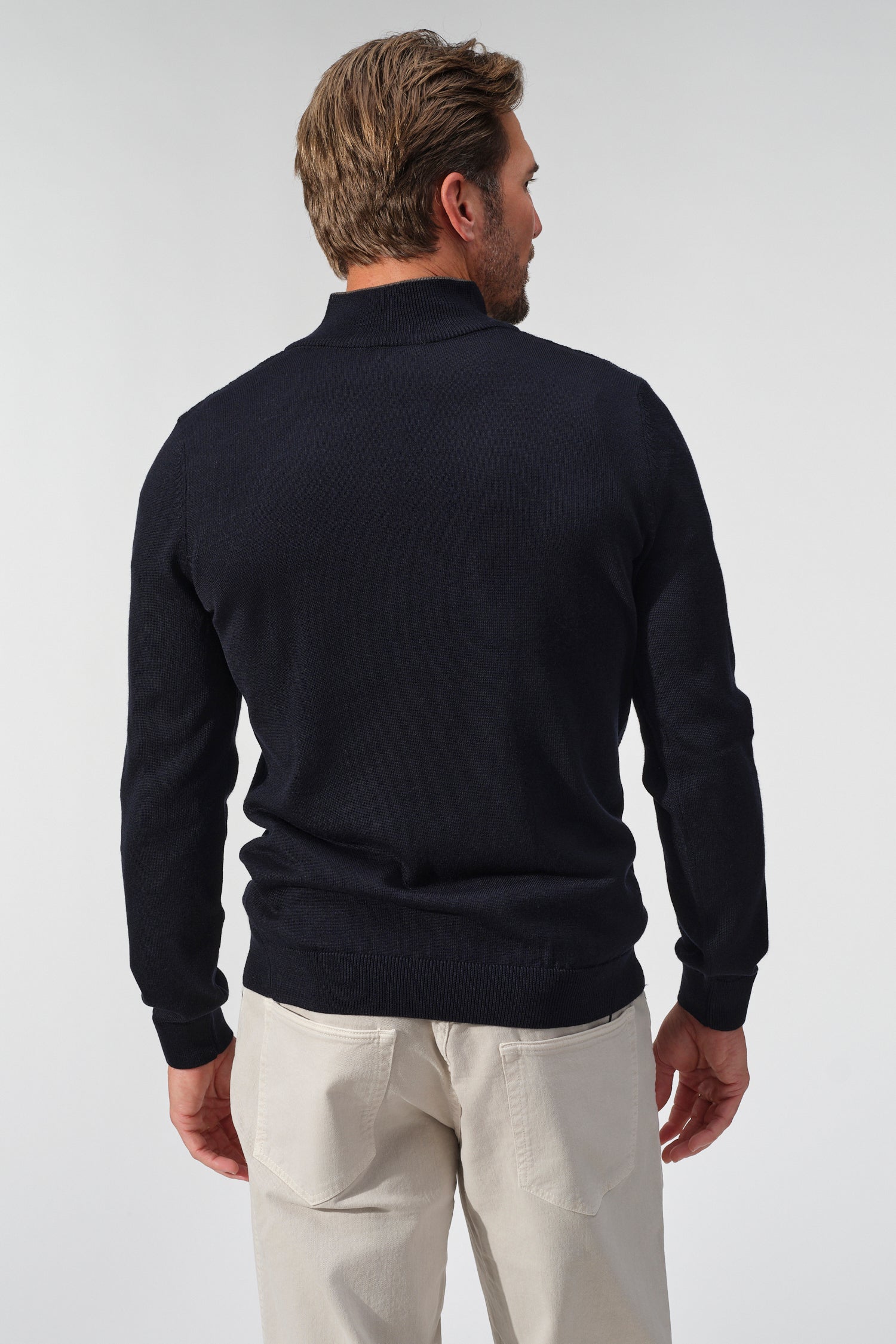 Saddle Stitch Button Pullover