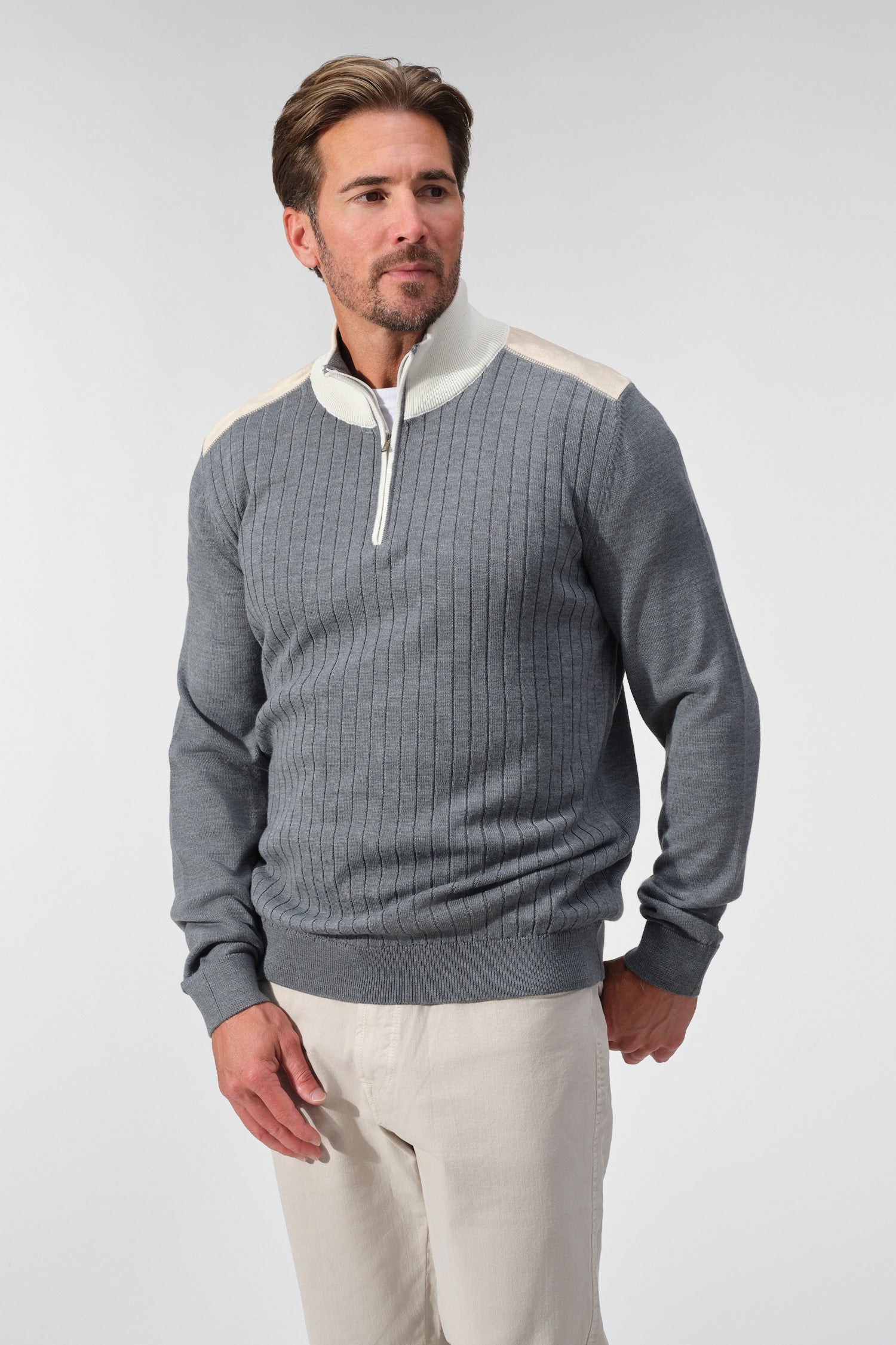 Cortona Ribbed Half-Zip
