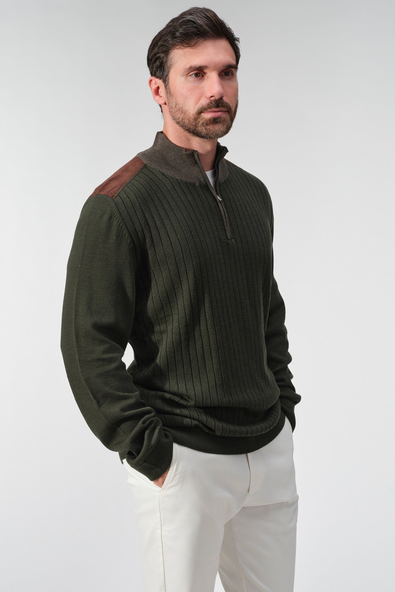 Cortona Ribbed Half-Zip