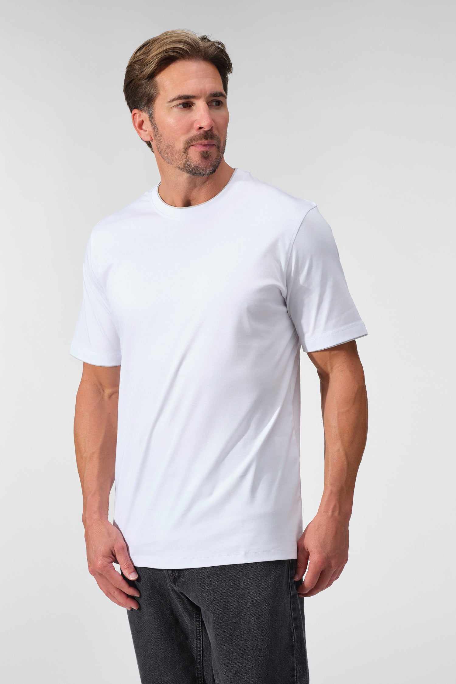 Supima Cotton Crew Neck T-Shirt