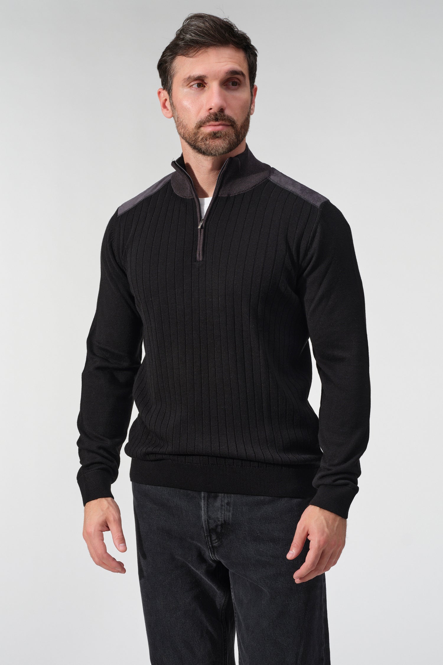 Cortona Ribbed Half-Zip