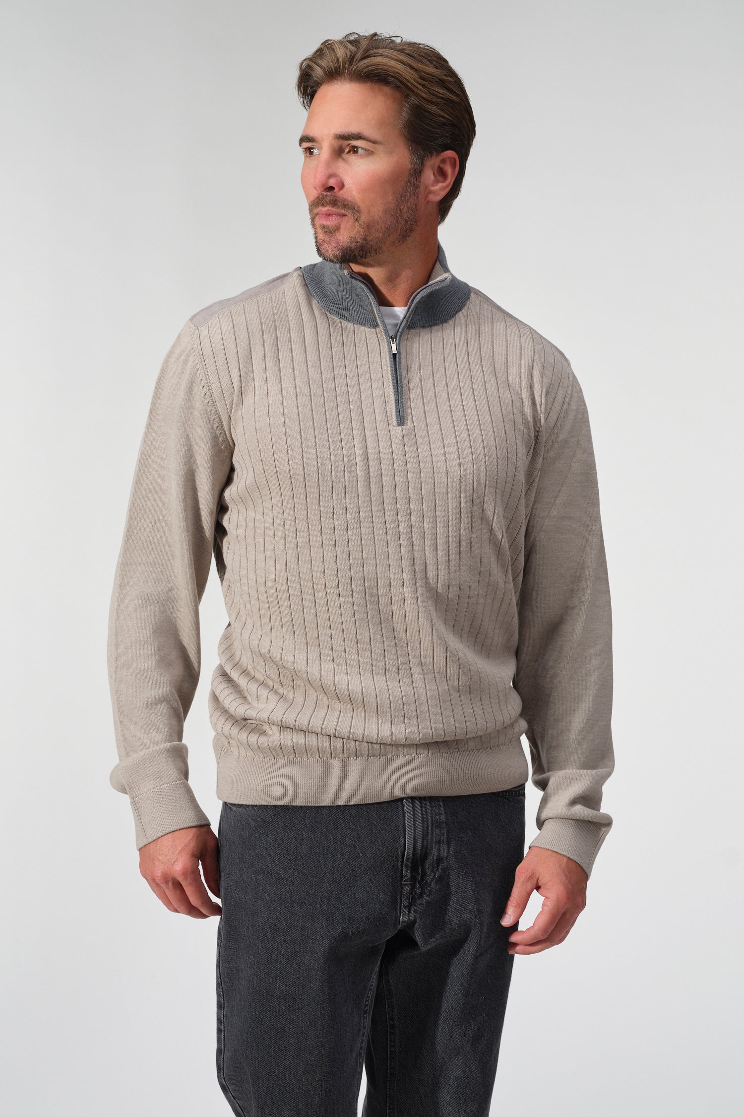 Cortona Ribbed Half-Zip