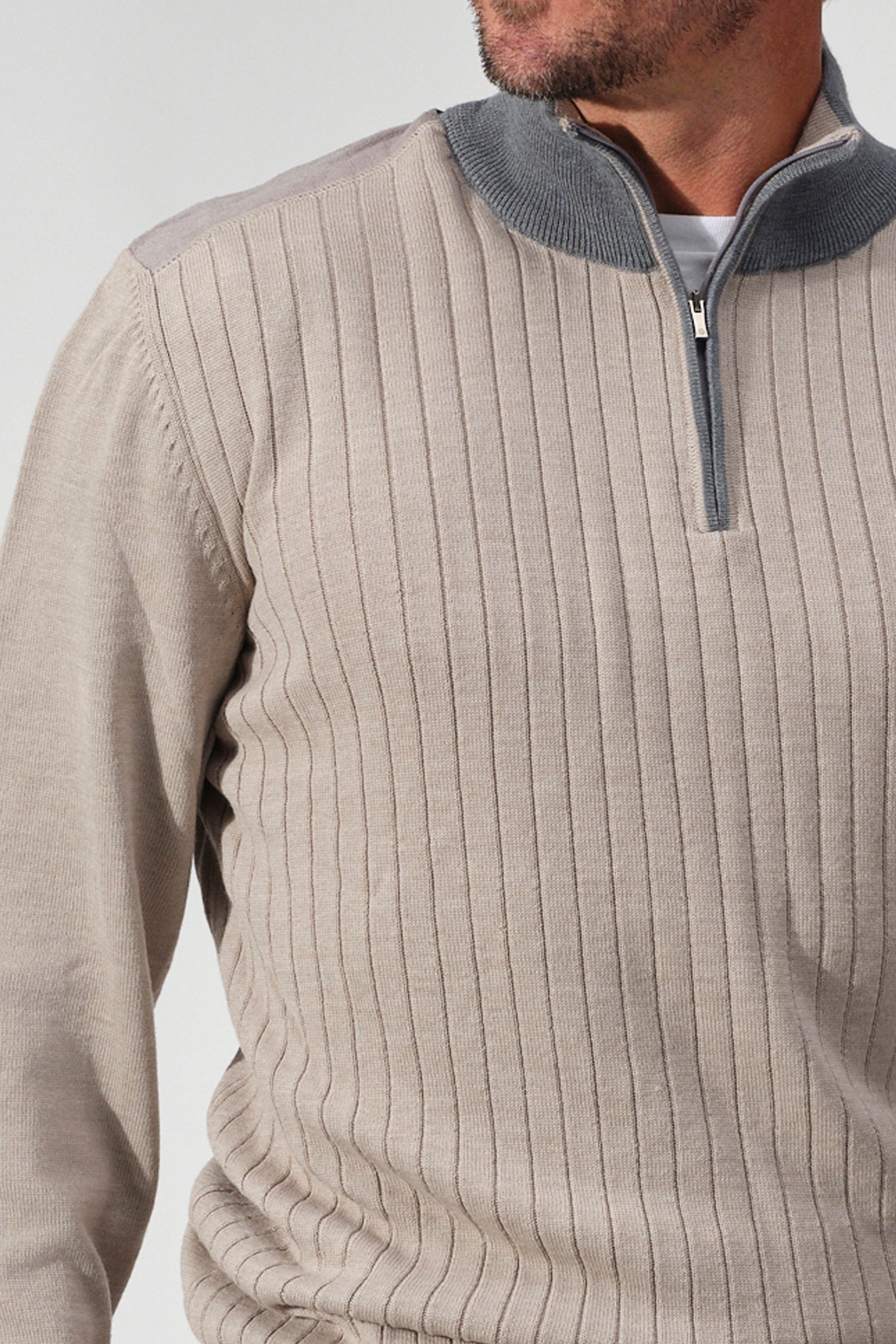 Cortona Ribbed Half-Zip