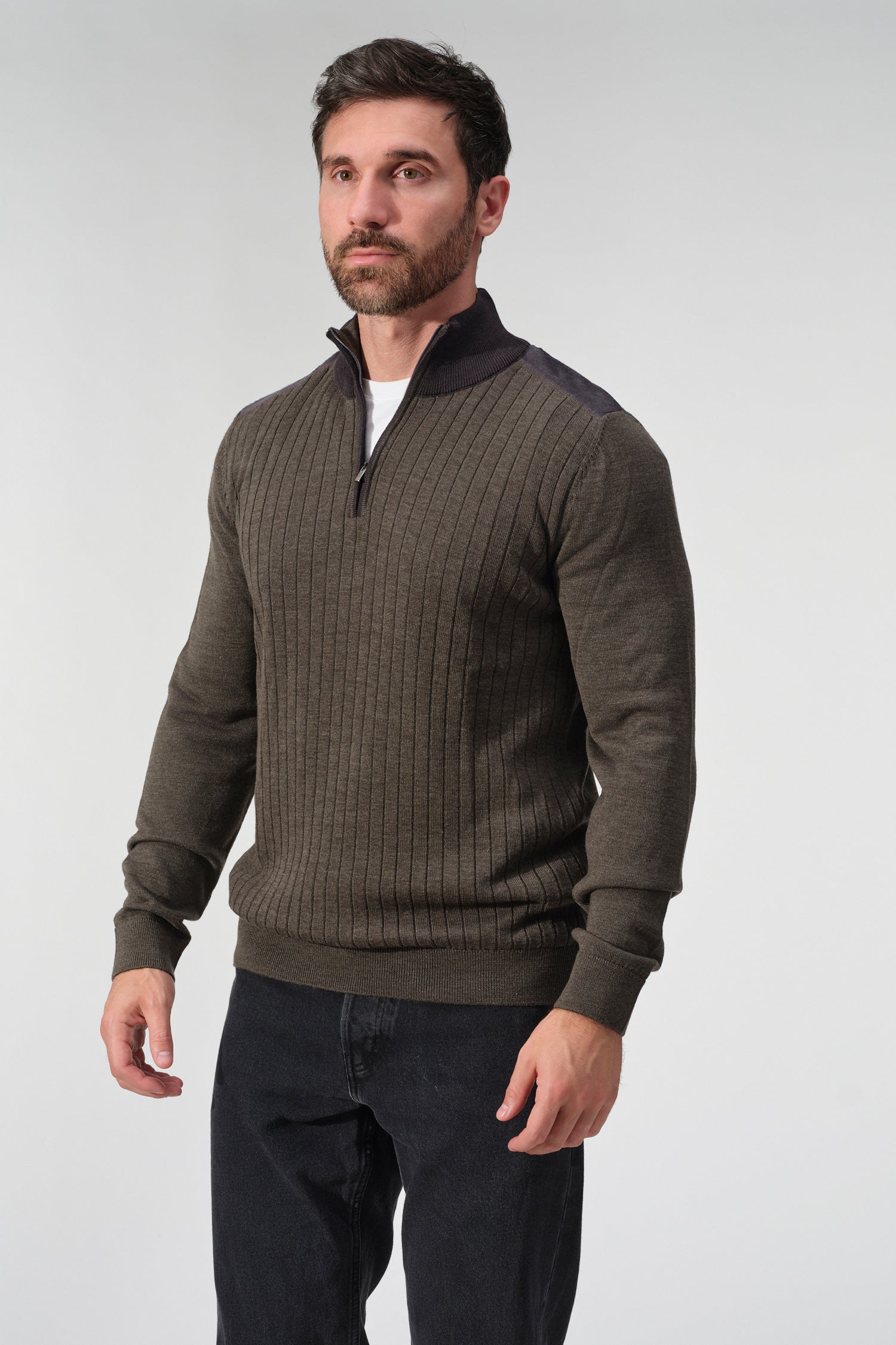 Cortona Ribbed Half-Zip