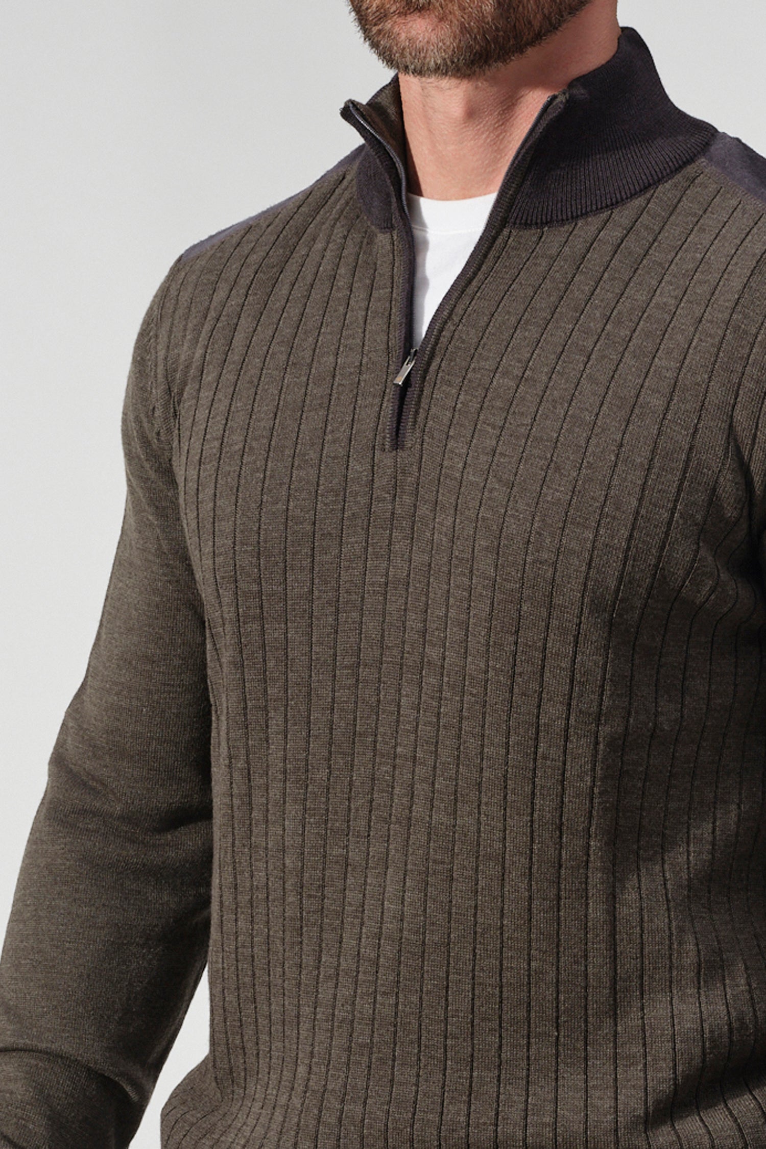 Cortona Ribbed Half-Zip