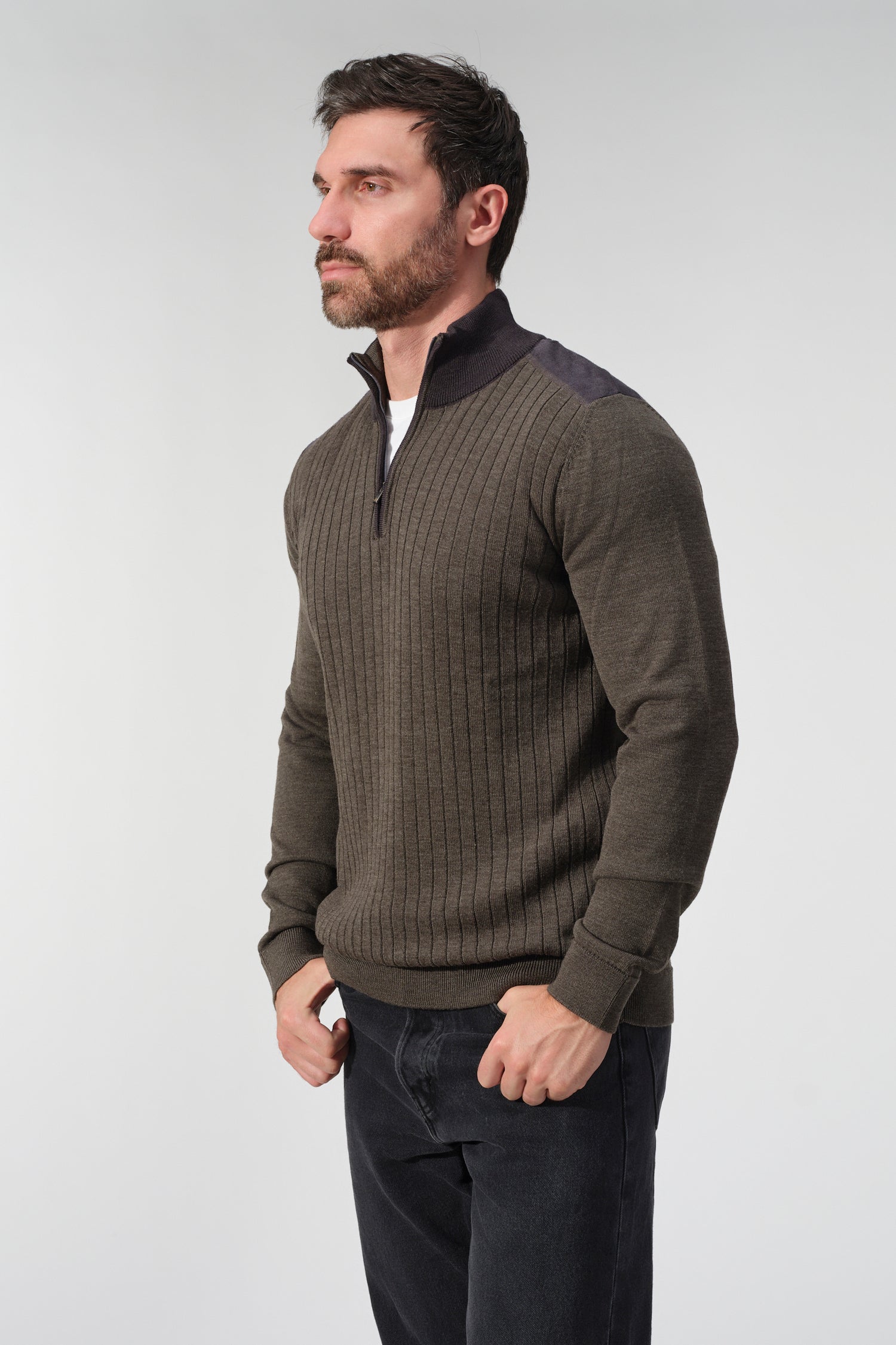 Cortona Ribbed Half-Zip