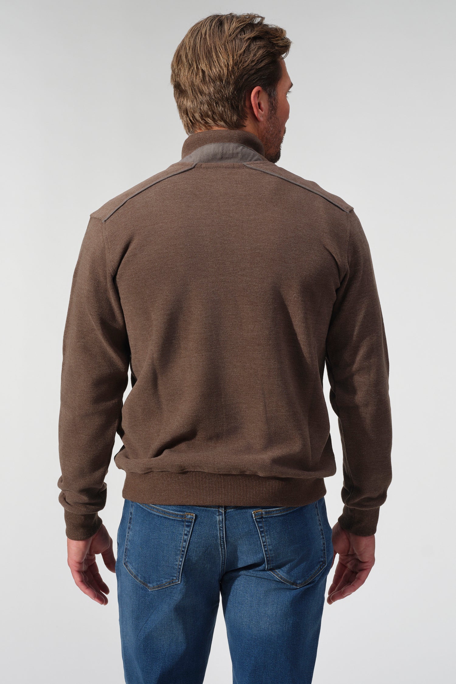 Quarter-Zip Knit Pullover