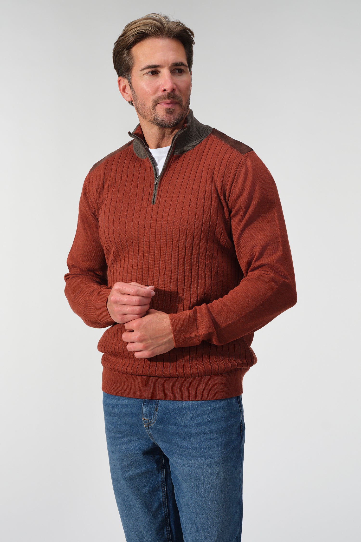 Cortona Ribbed Half-Zip