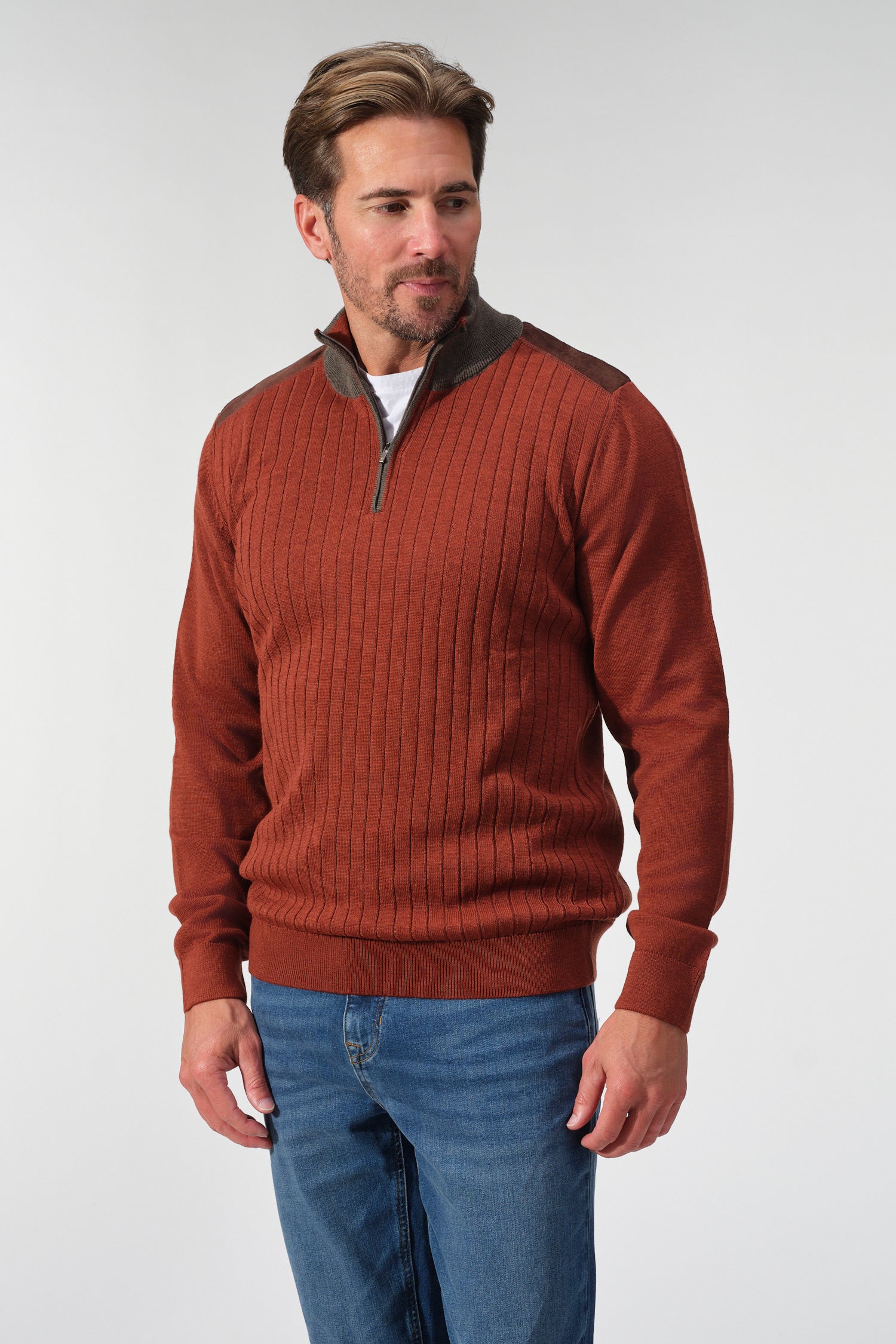 Cortona Ribbed Half-Zip