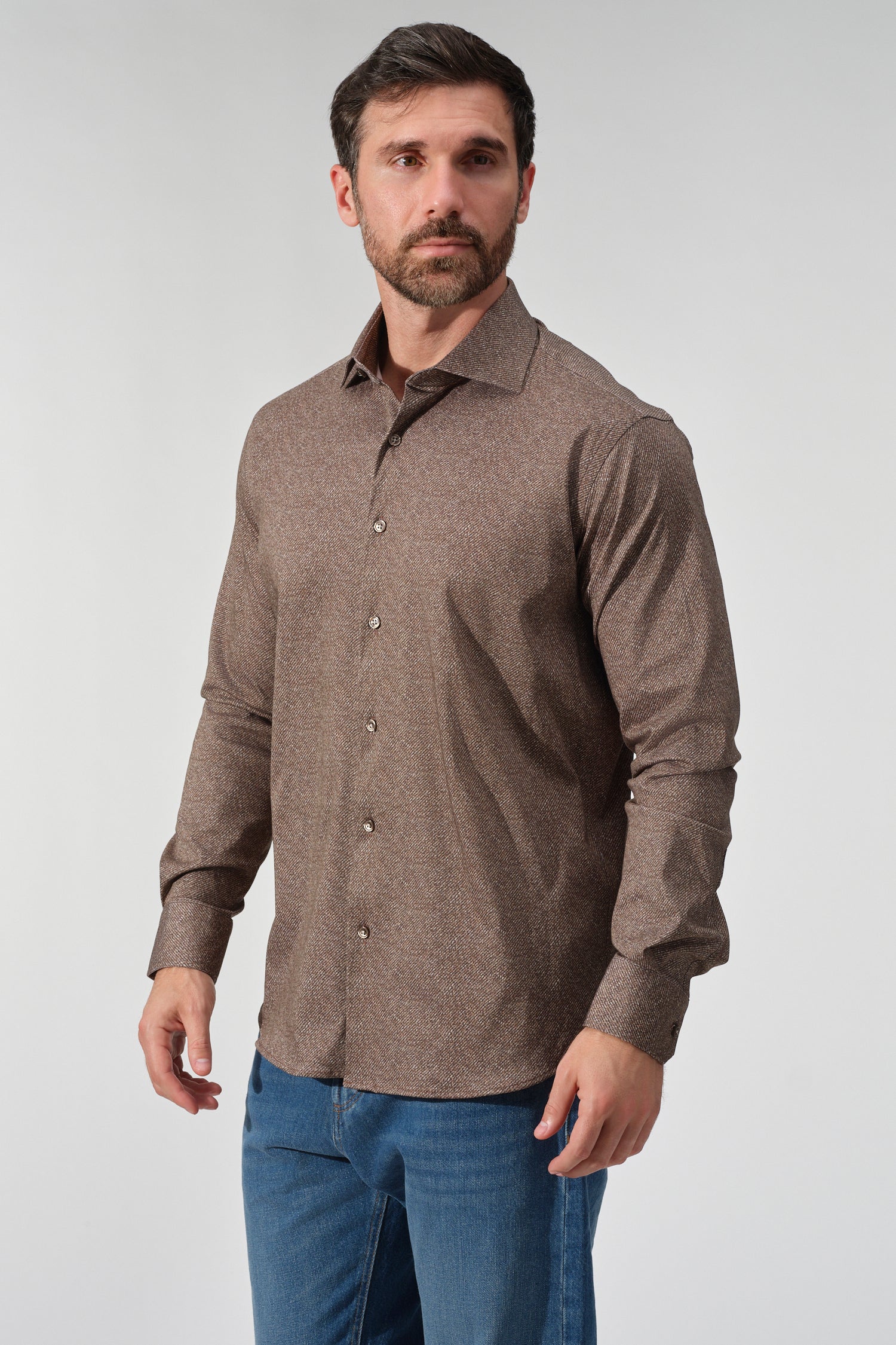 Twill Look Dynamic Comfort Shirt
