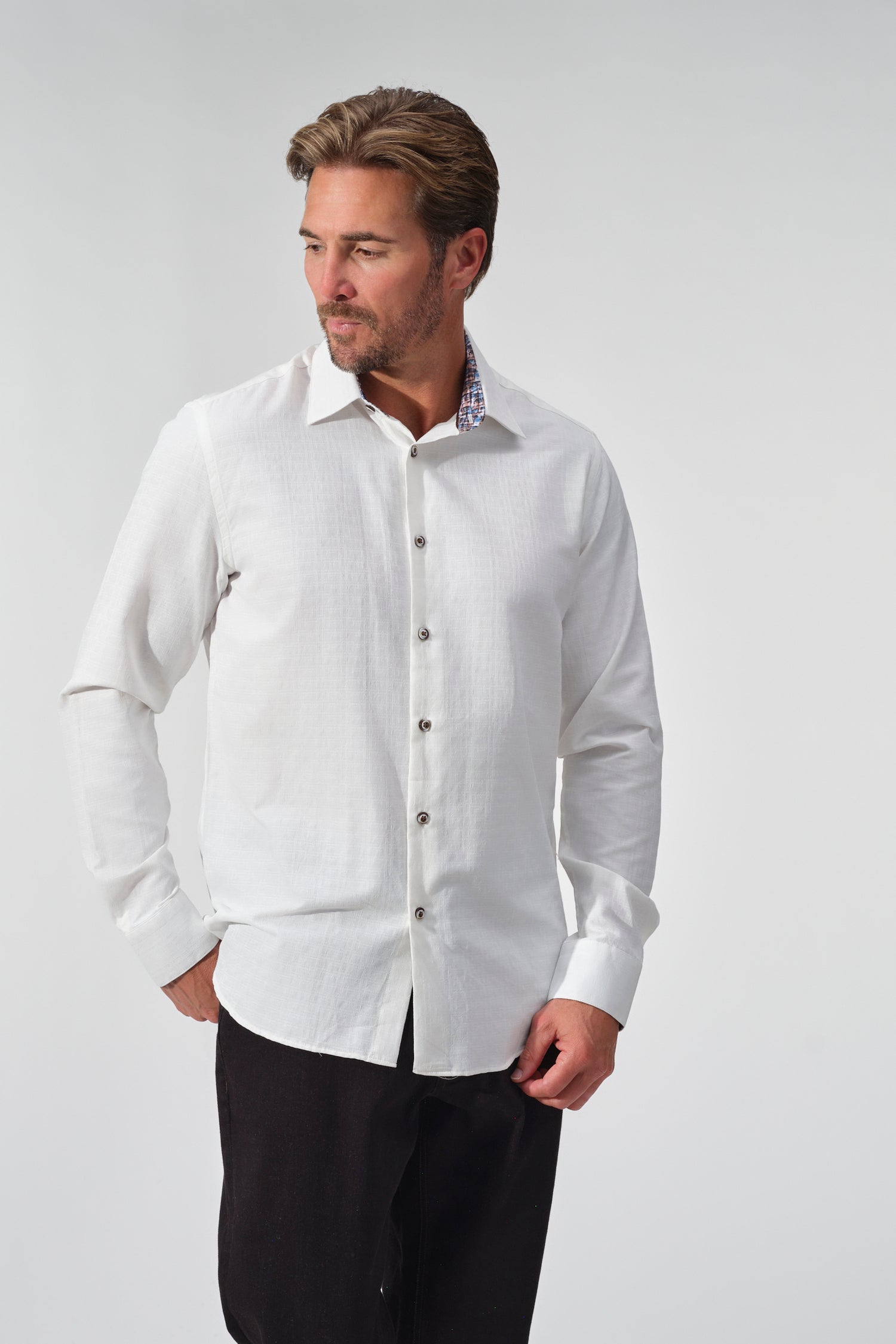 Brushstroke Accent Shirt