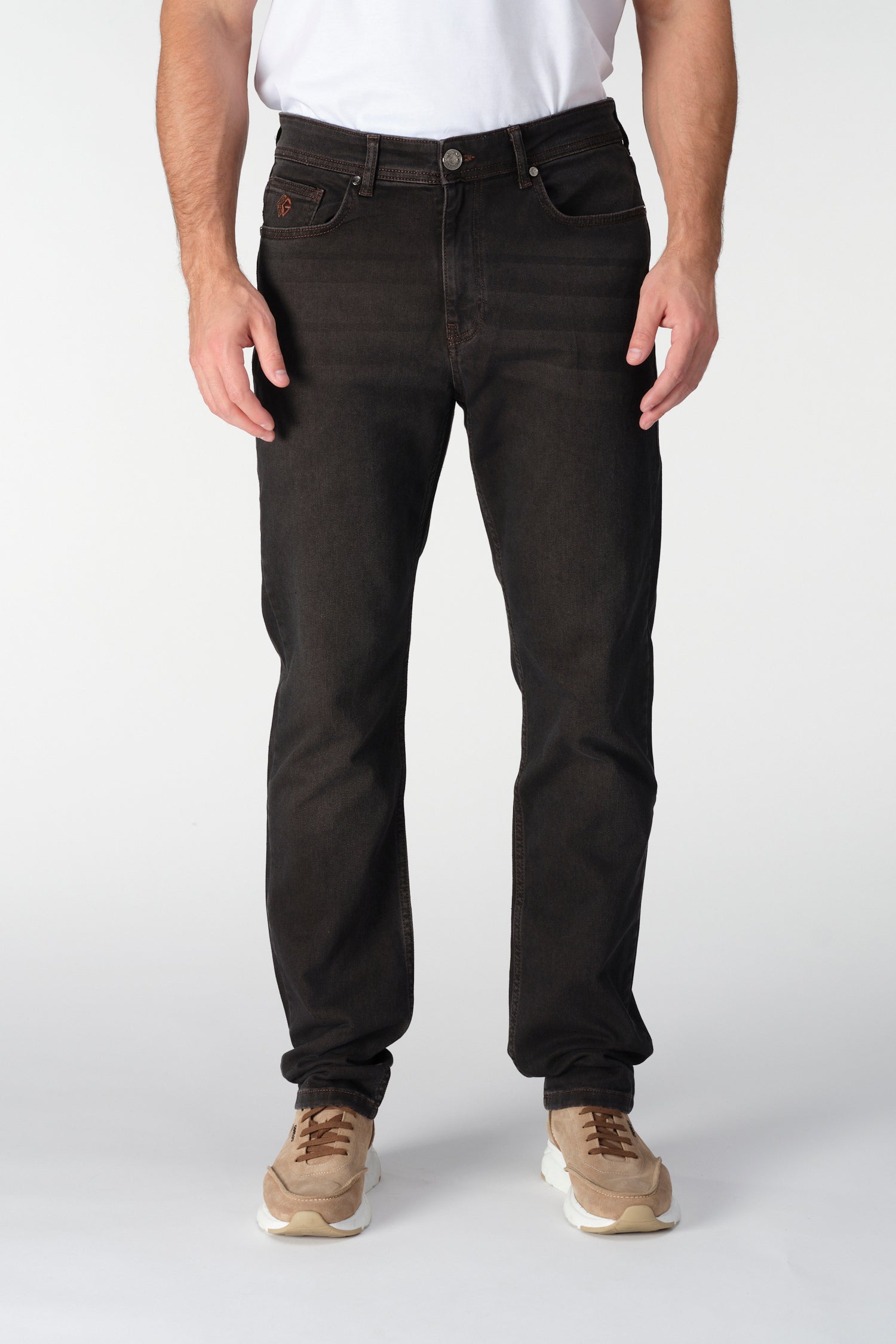 Brown 5 Pocket Jean