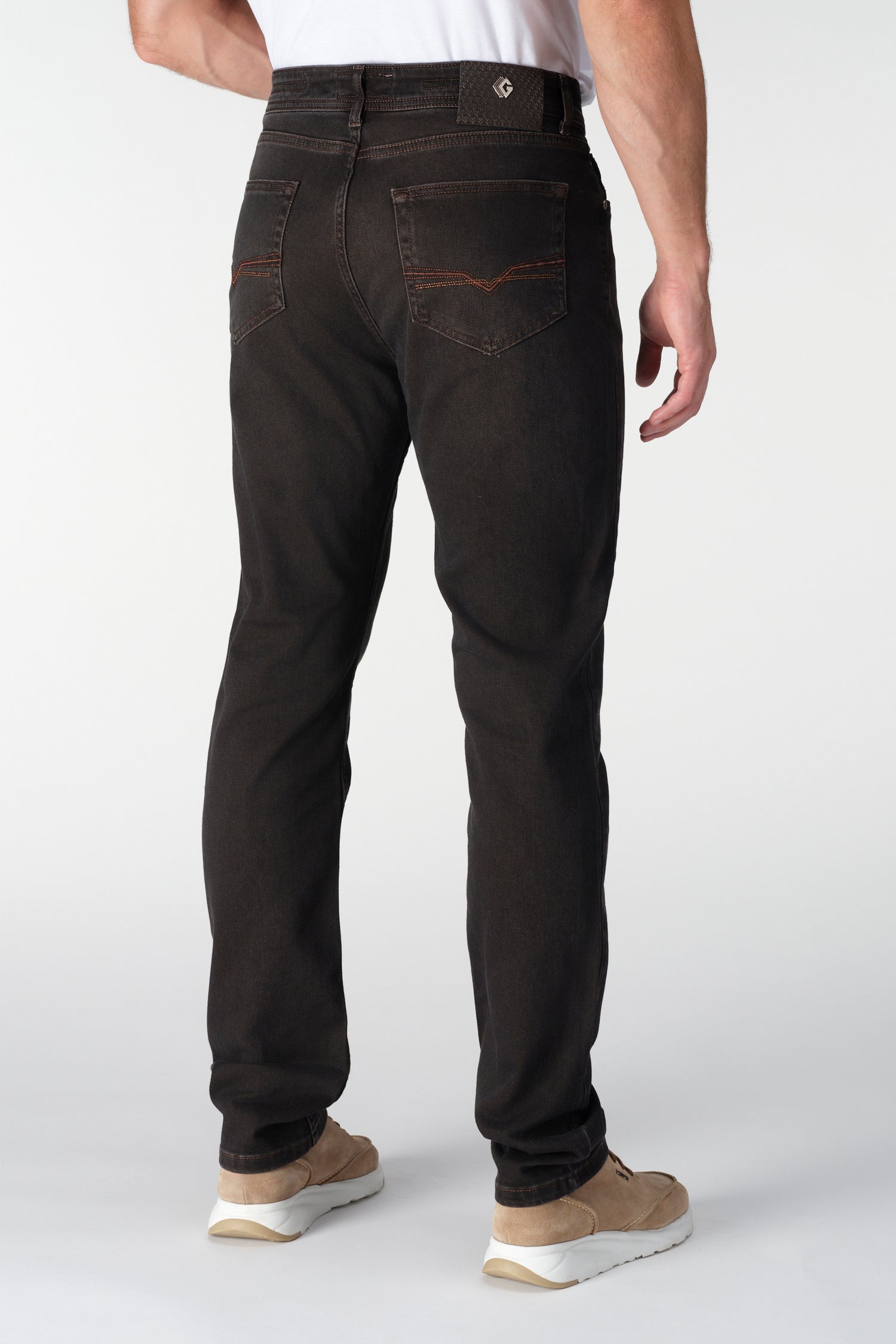Brown 5 Pocket Jean