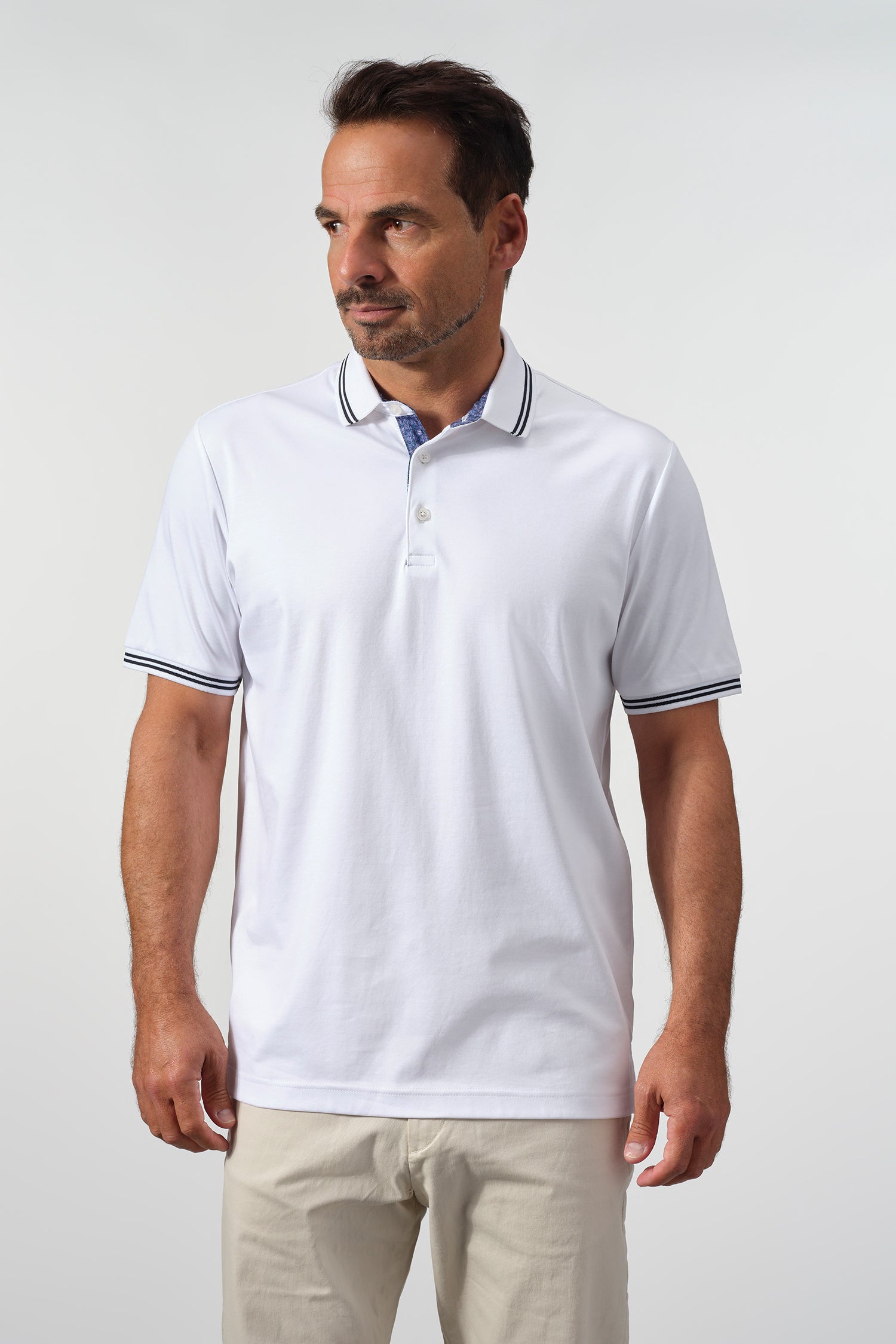 SetaTouch Contrast Trim Polo
