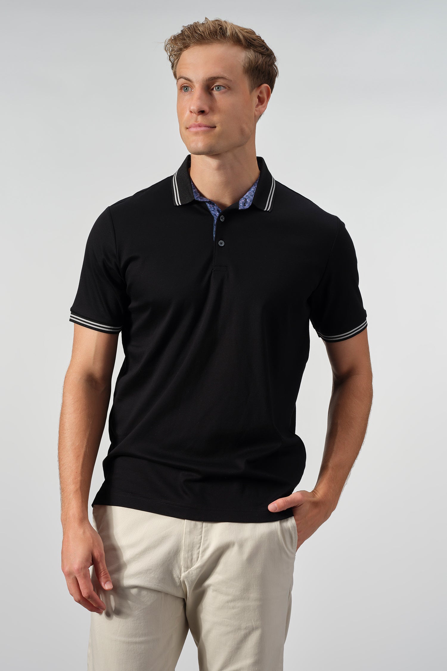 SetaTouch Contrast Trim Polo