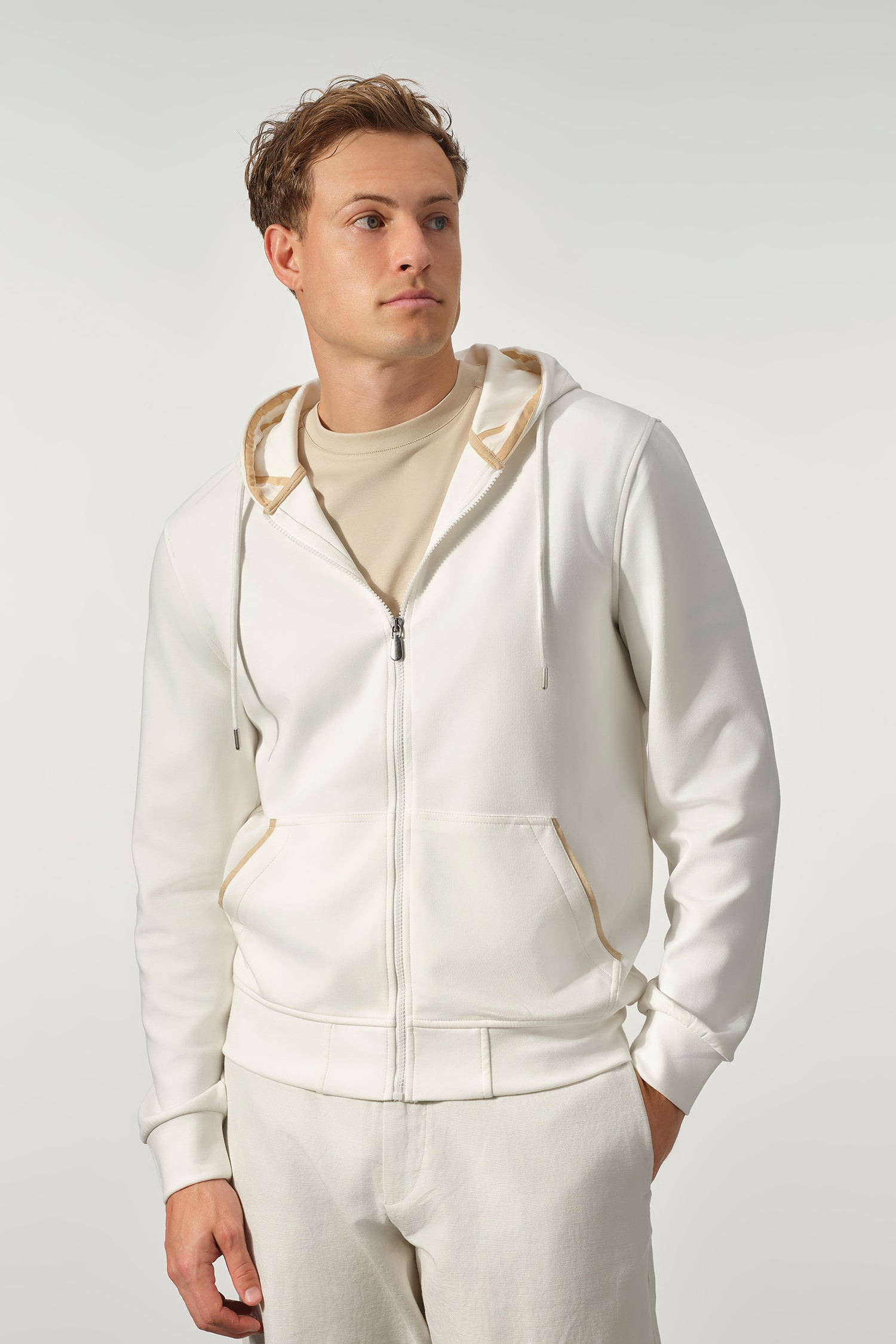 Essential Cotton Zip Hoodie