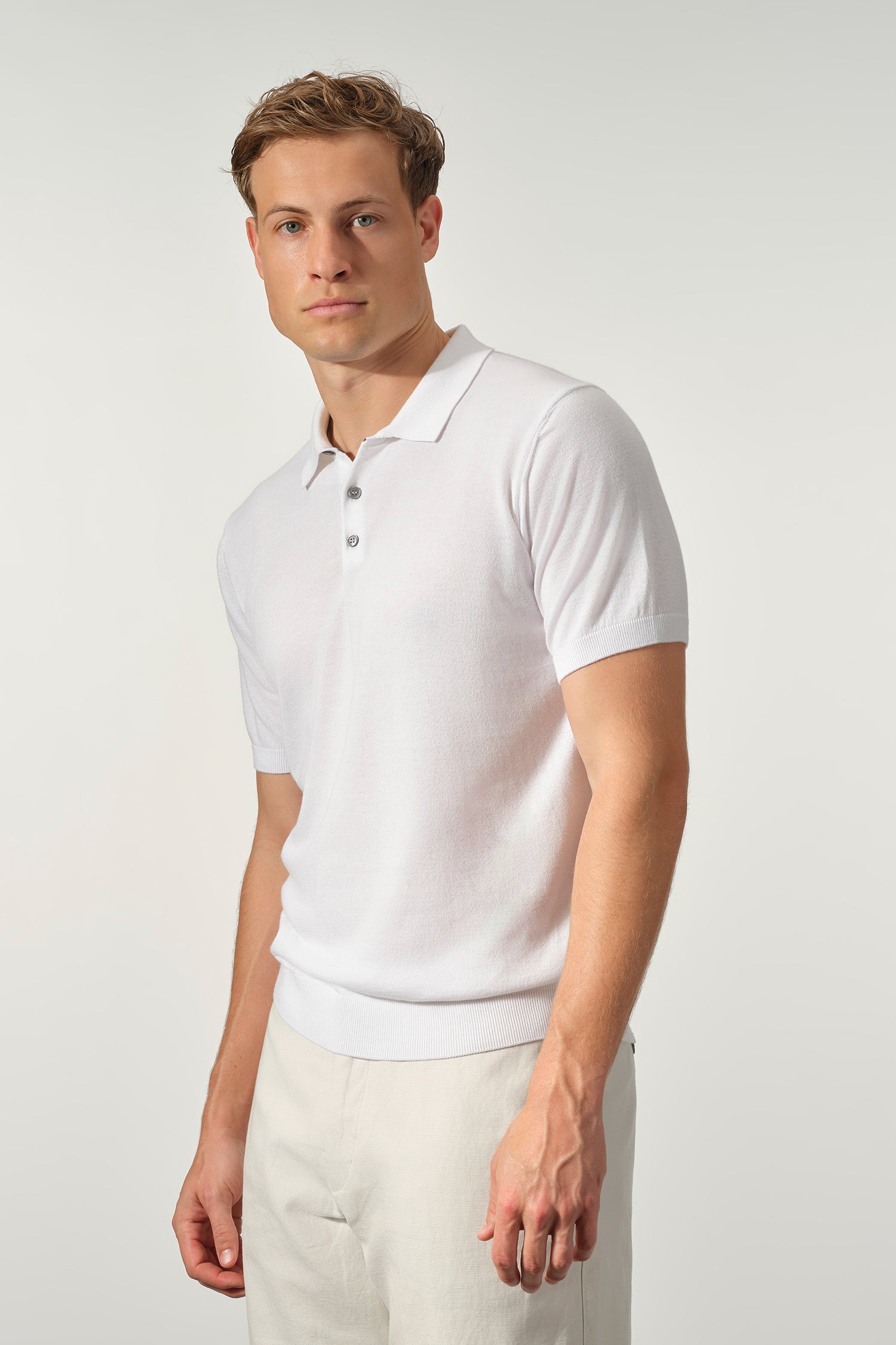Essential Cotton-Modal Knit Polo