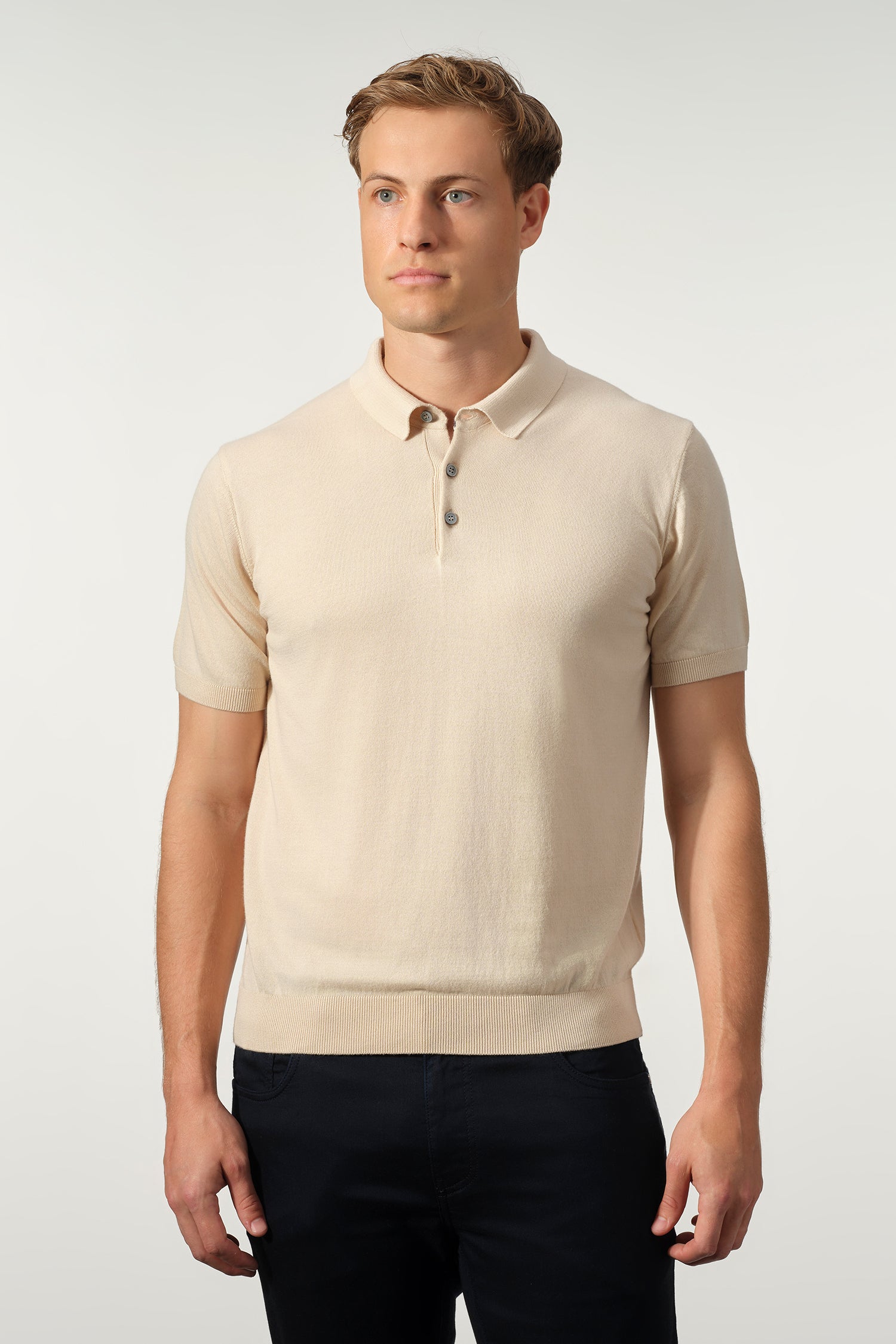 Essential Cotton-Modal Knit Polo
