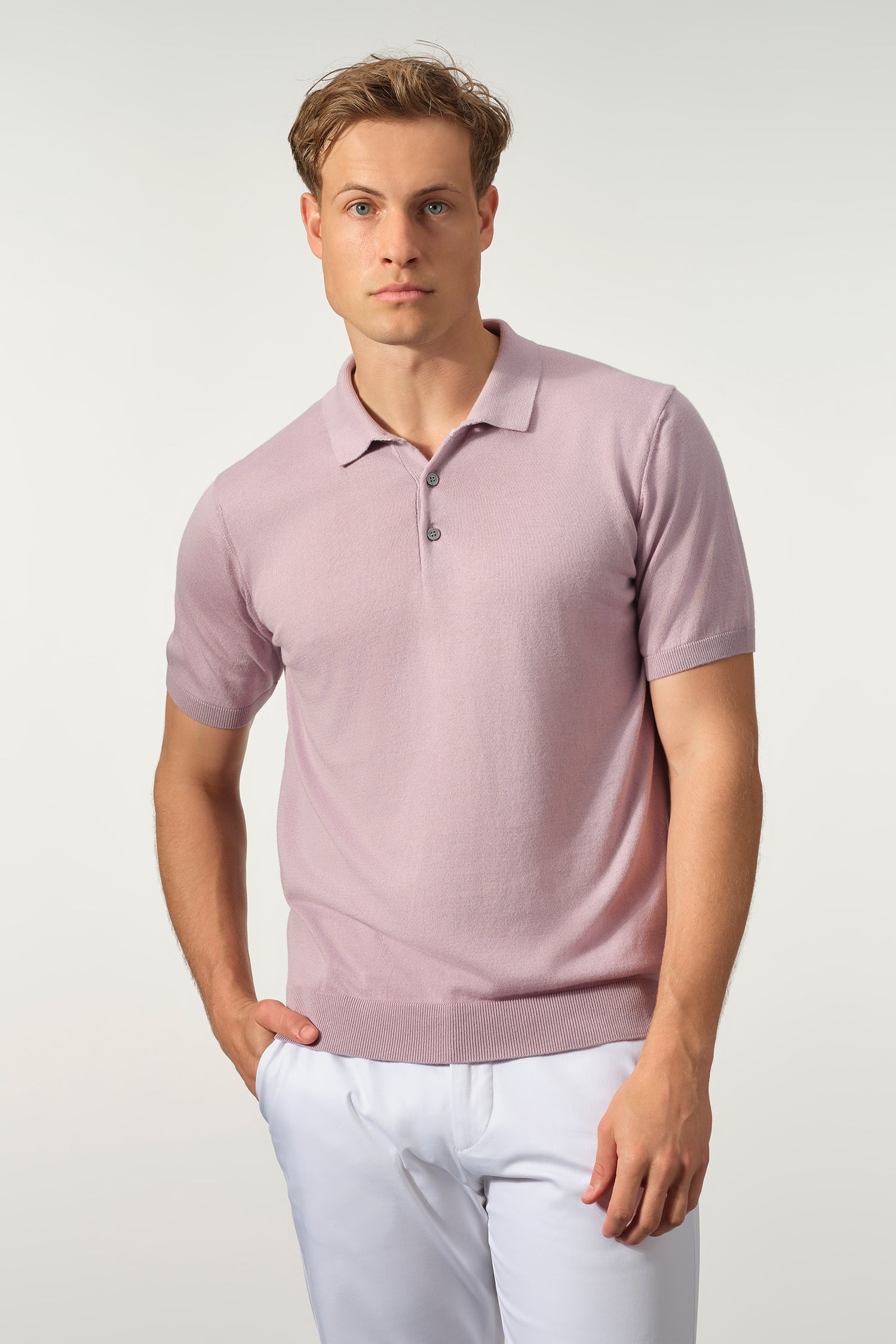 Essential Cotton-Modal Knit Polo