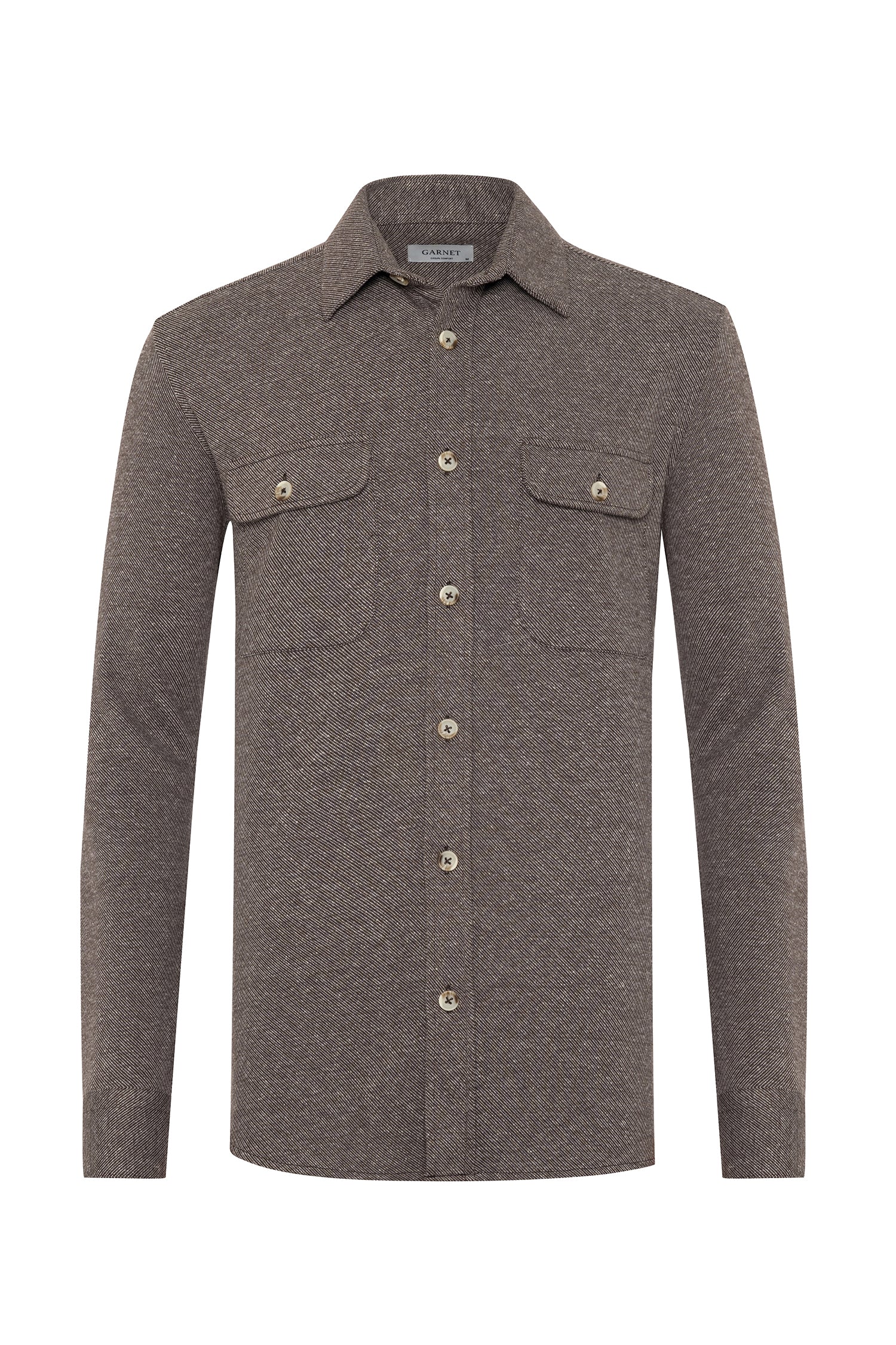 Herringbone Utility Overshirt