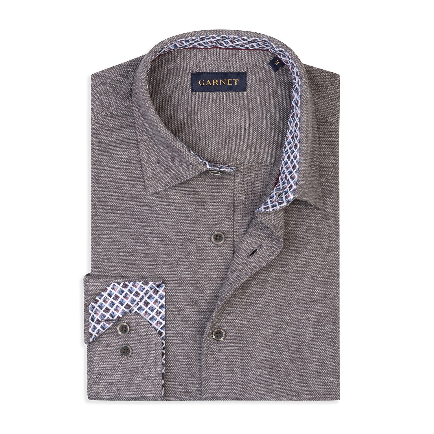 Melange Pique Knit Shirt