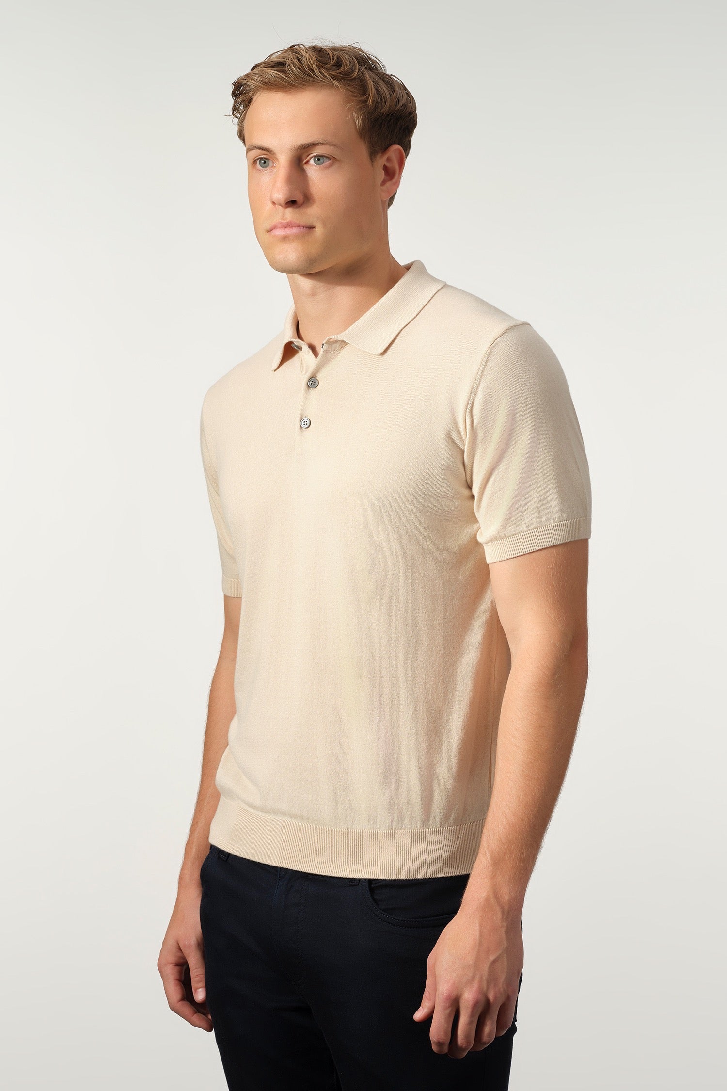 Essential Cotton-Modal Knit Polo