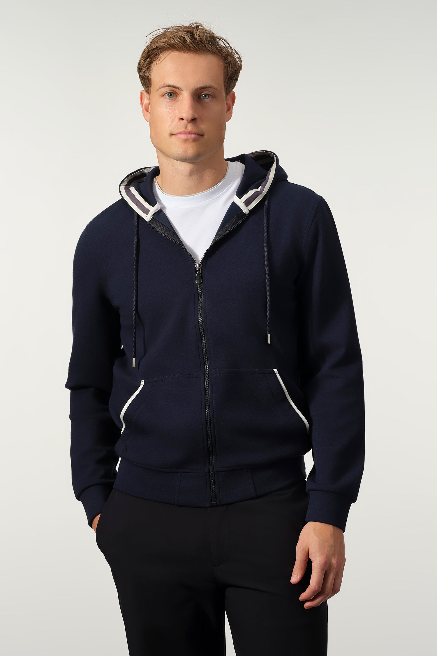 Essential Cotton Zip Hoodie