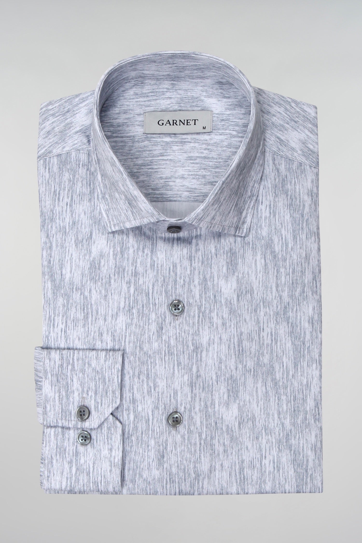 Blue Heathered Dress Shirt