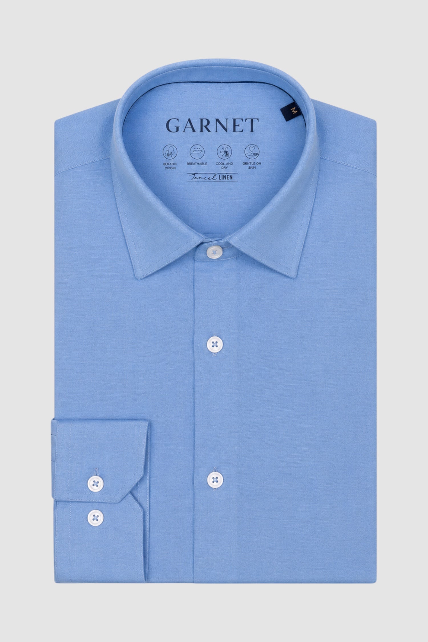 Harrison Tencel Linen Long Sleeve Solid Shirts