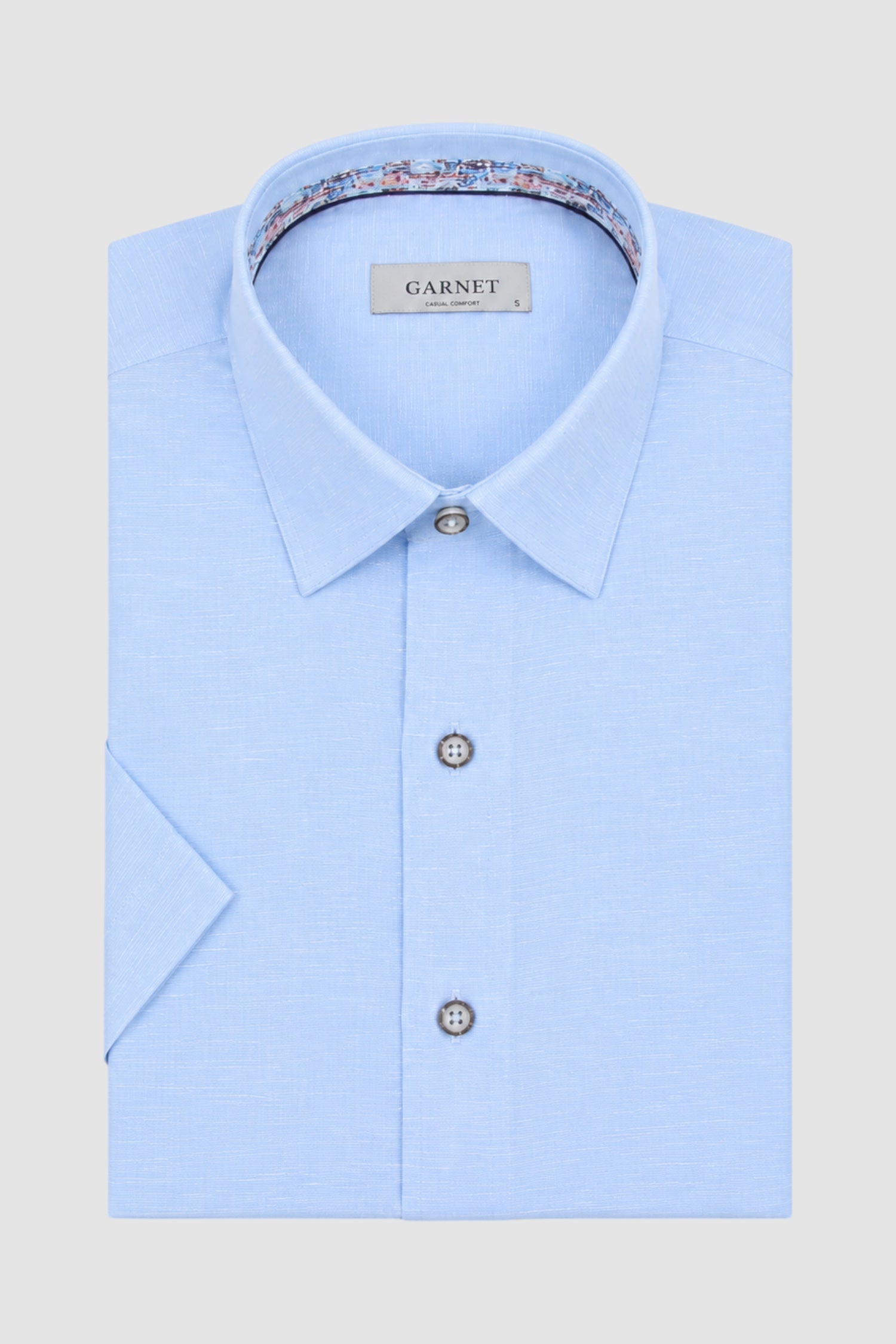 Harrison Tencel Linen Short Sleeve Solid Shirts