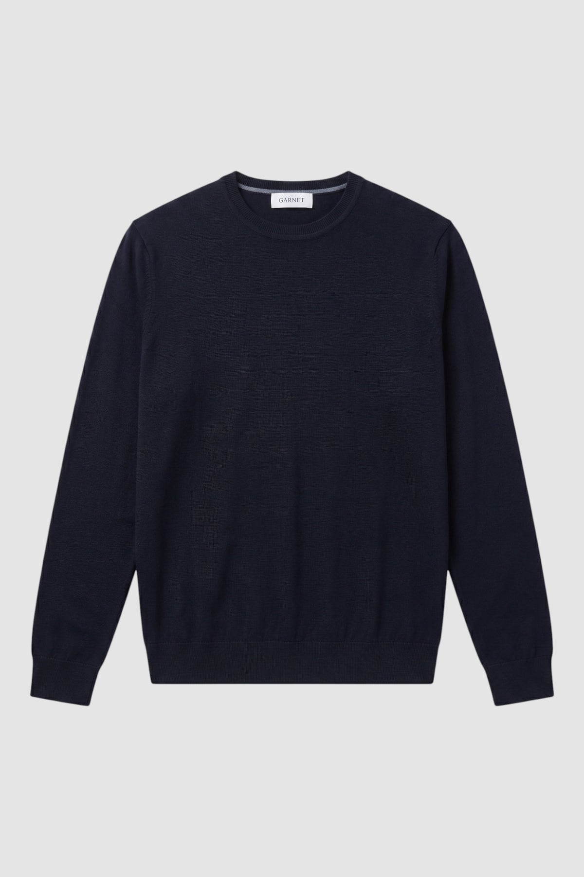 Merino Wool Solid Crew Neck Sweater