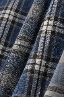 Soft Wash Plaid Denim Shirt