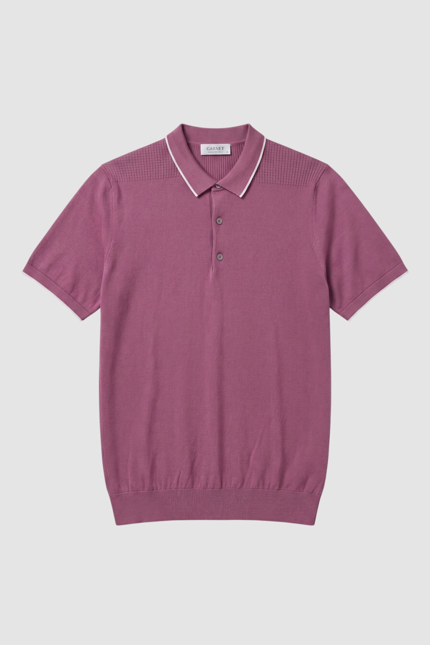 Cotton Rayon Fine Knit Polo