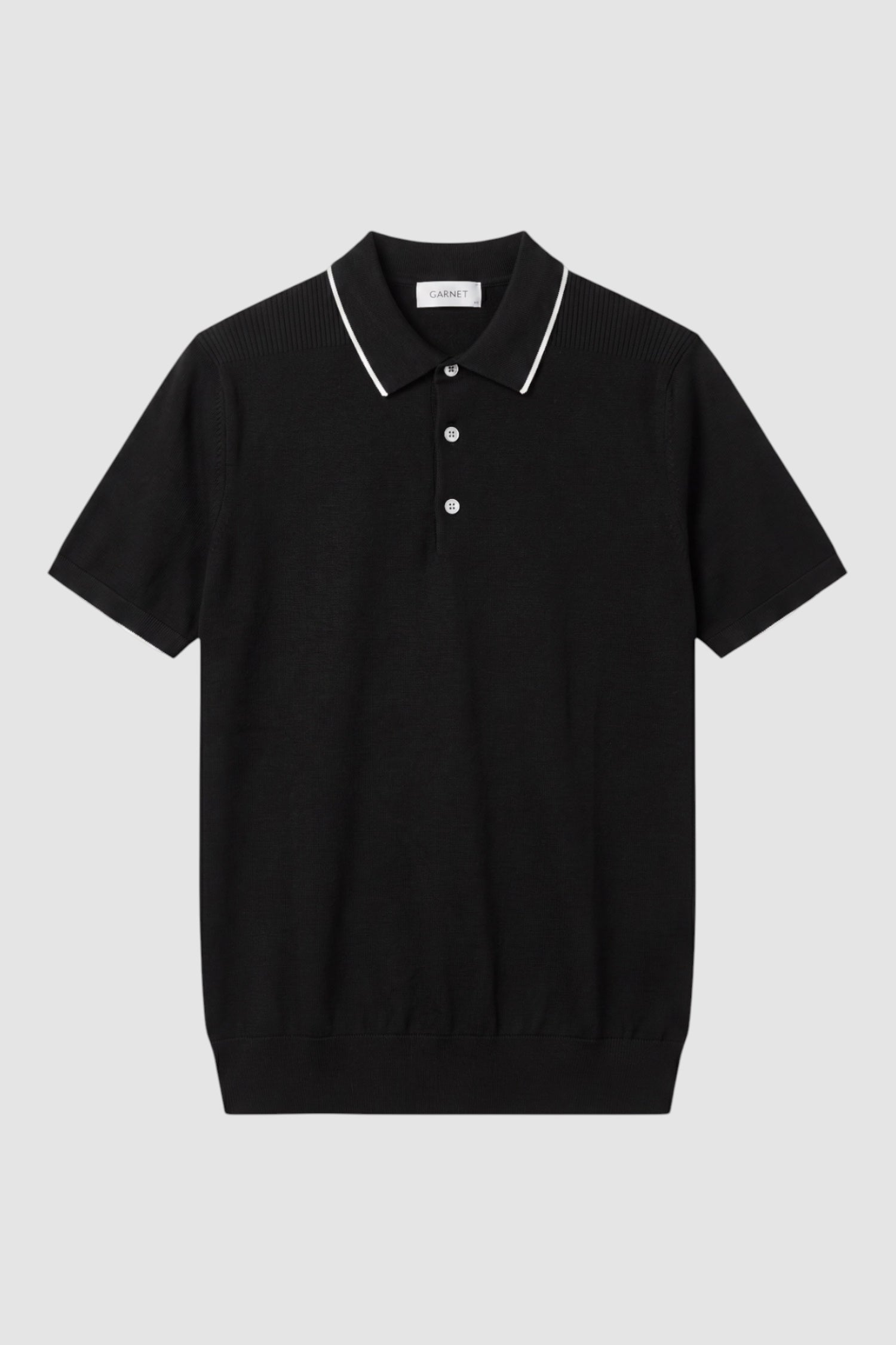 Cotton Rayon Fine Knit Polo