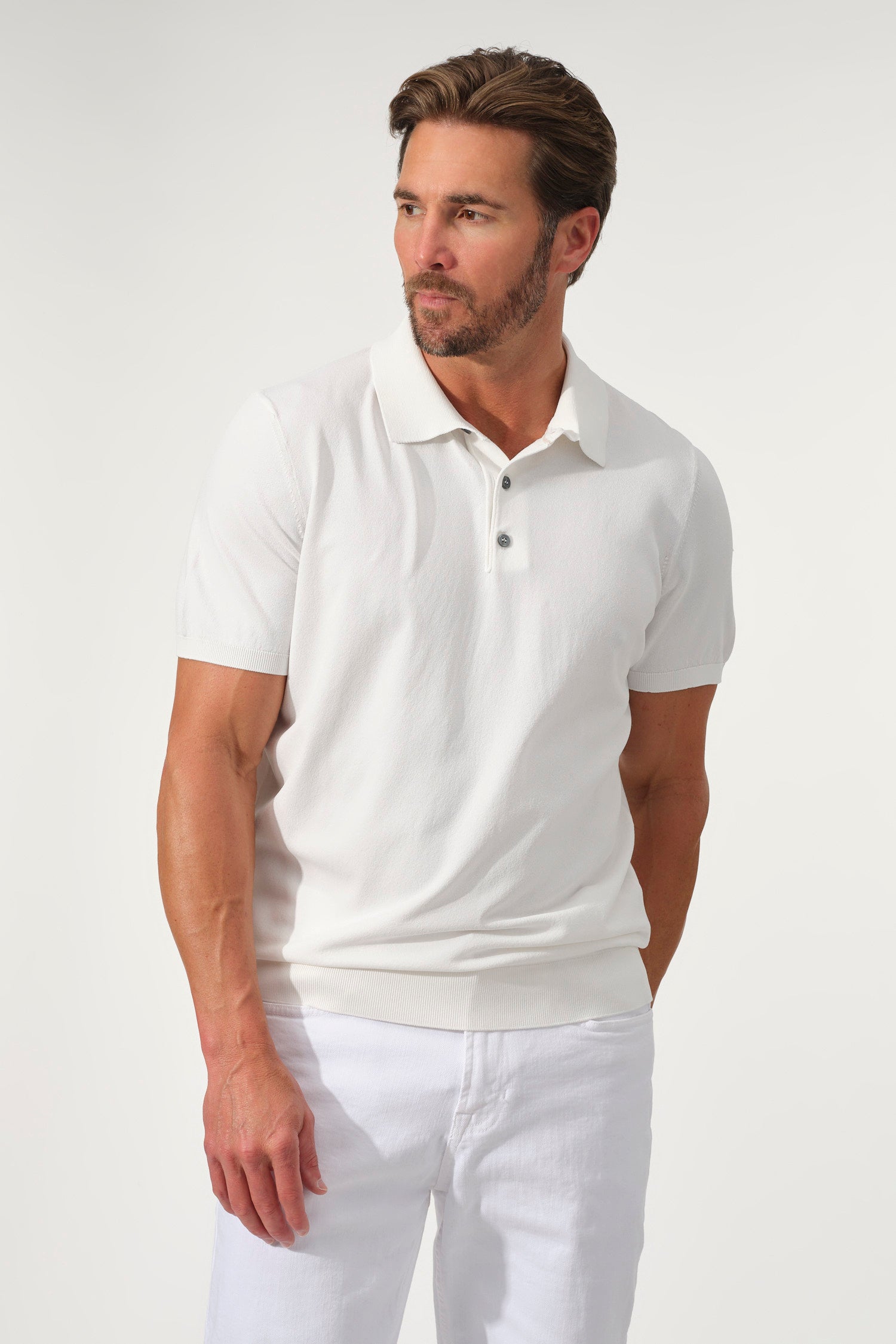 Winston Short Sleeve Polo Sweater