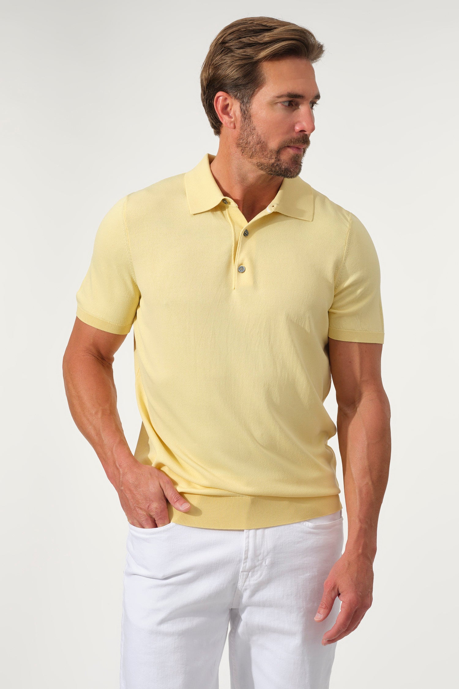 Winston Short Sleeve Polo Sweater